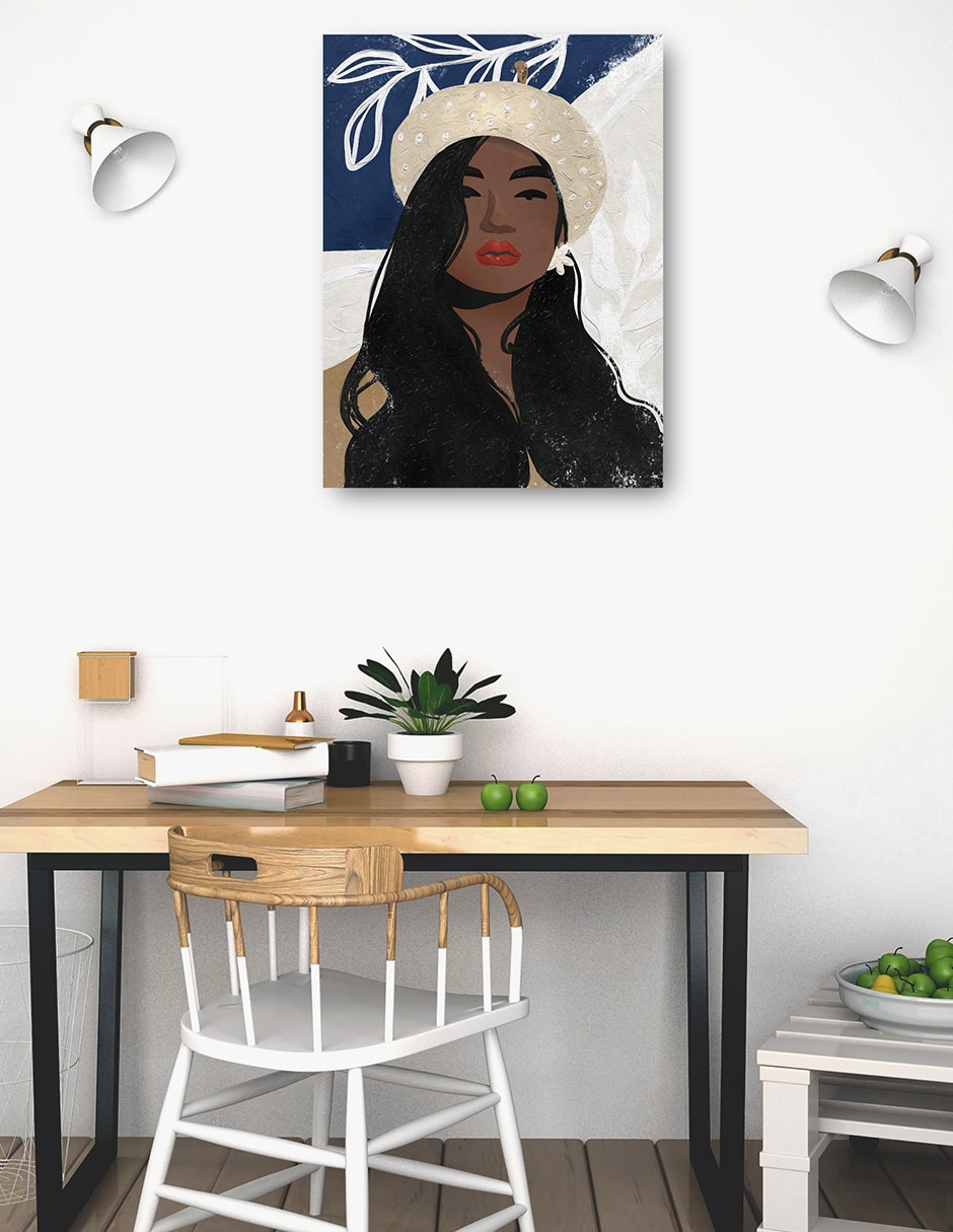 Cuadro decorativo técnica mixta Gente 4