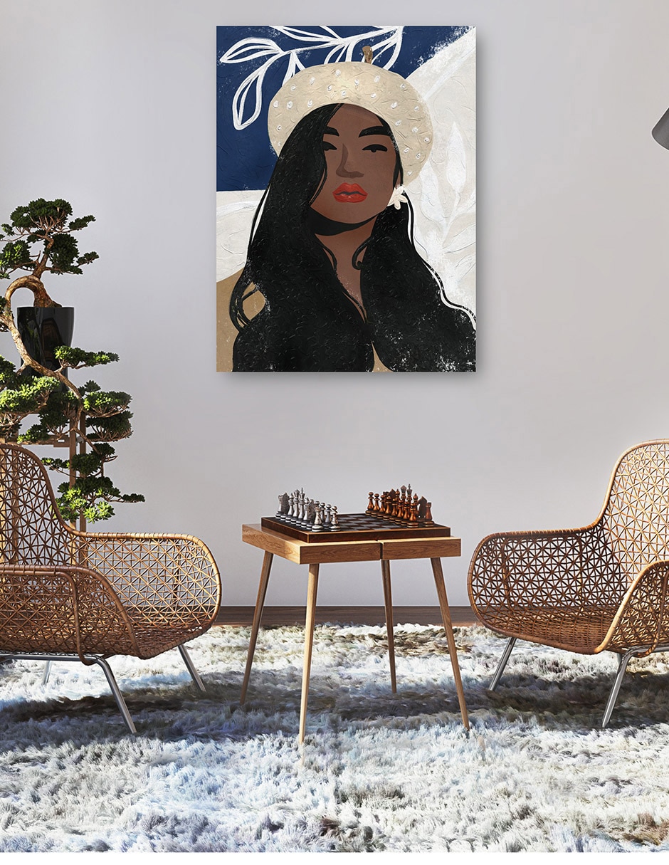 Cuadro decorativo técnica mixta Gente 5