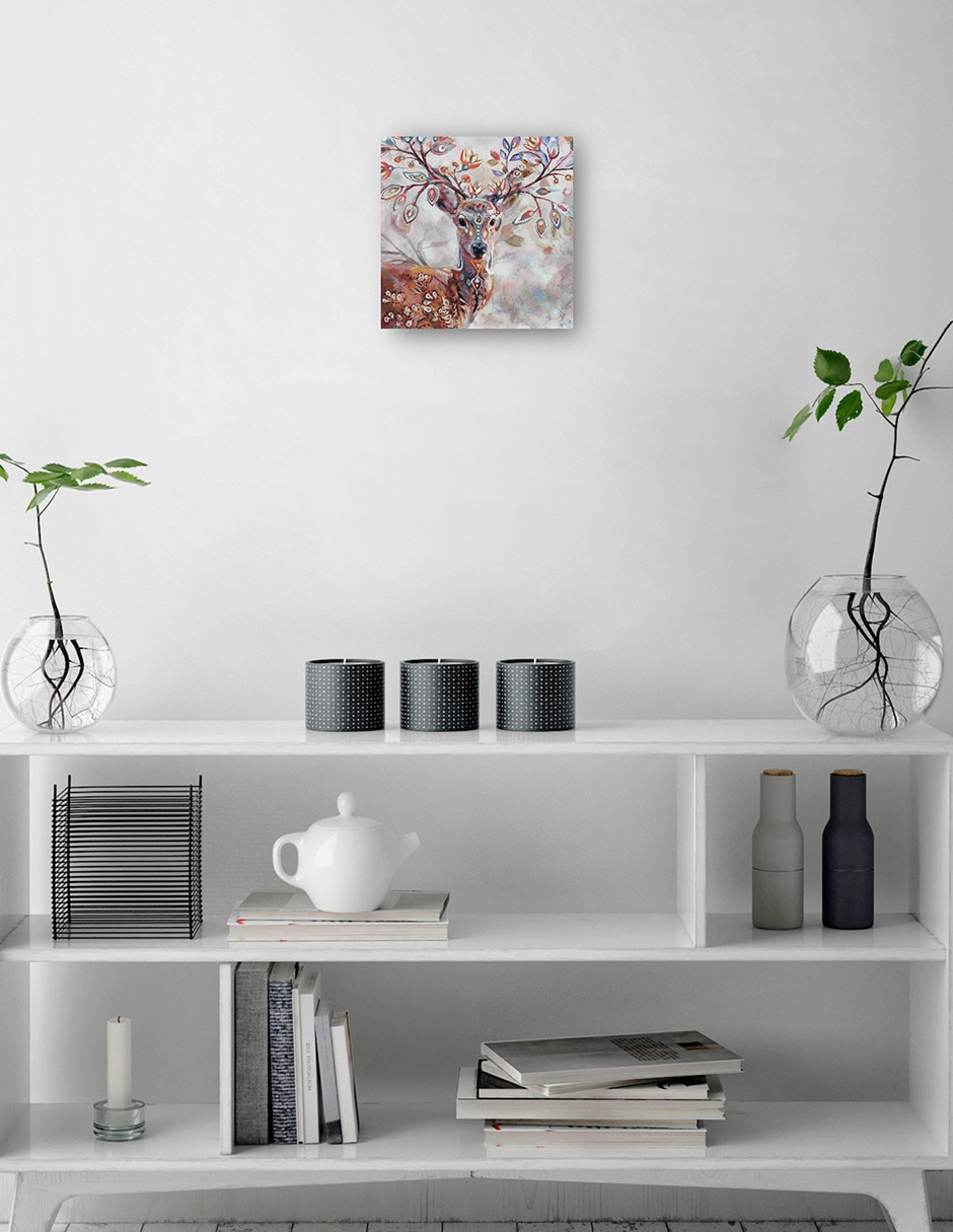 Cuadro decorativo técnica mixta Vida Silvestre 2