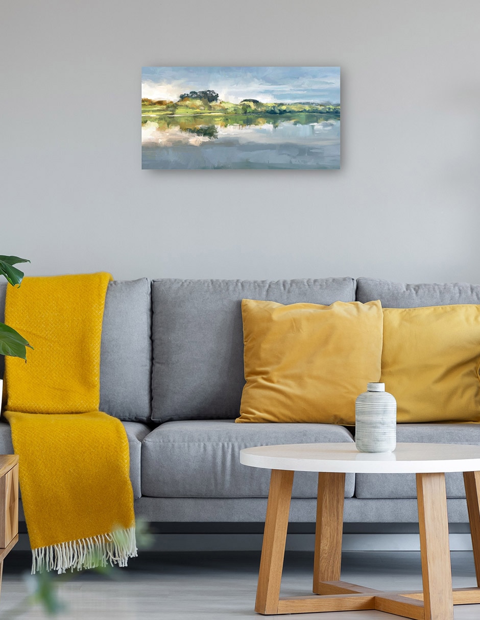 Cuadro decorativo técnica mixta Lagos 4
