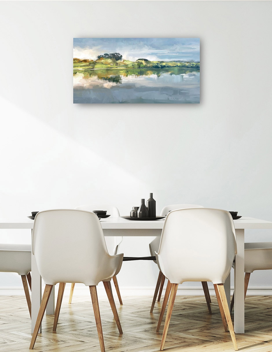 Cuadro decorativo técnica mixta Lagos 5