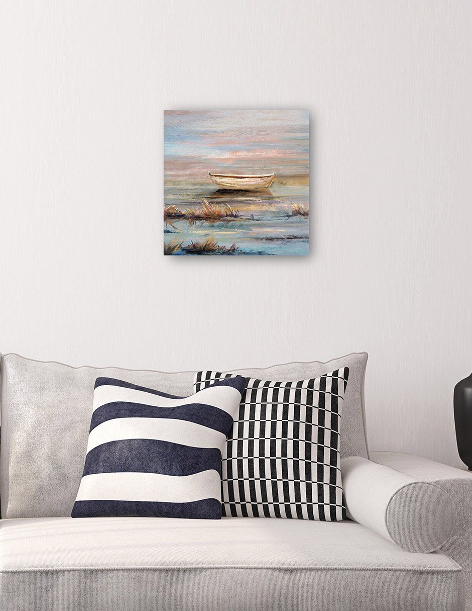 Cuadro decorativo técnica mixta Lagos 7