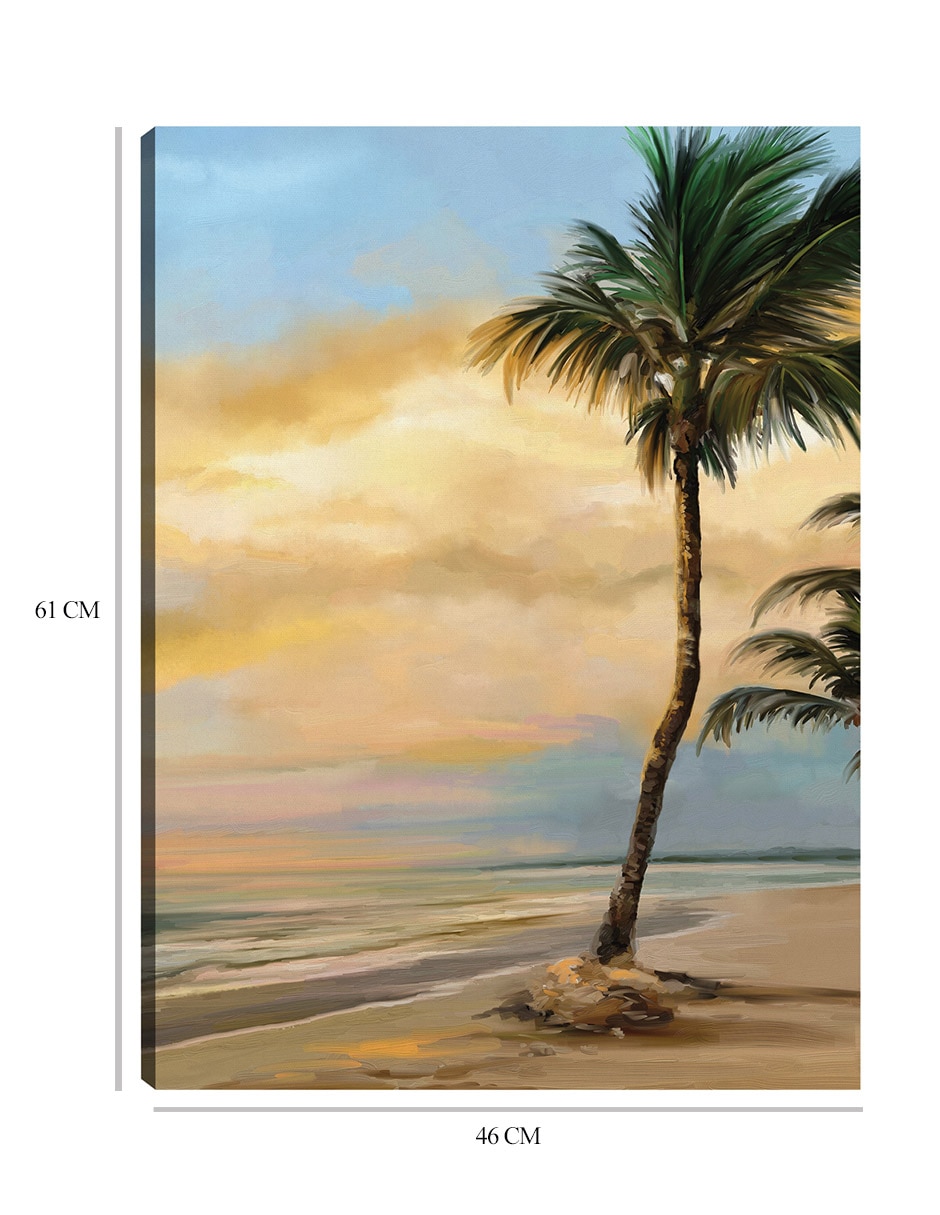 Cuadro decorativo técnica mixta Playas 3