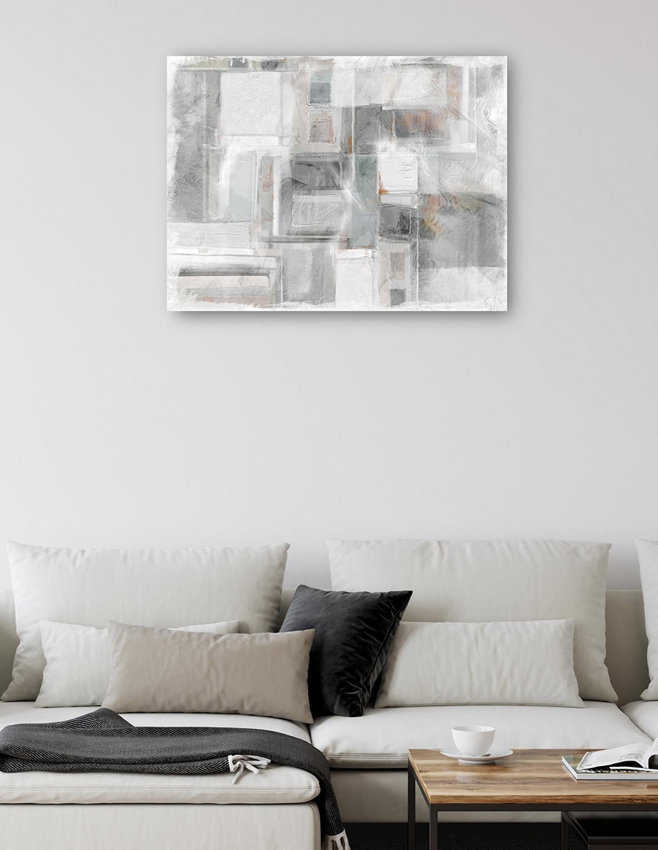 Cuadro decorativo técnica mixta Formas 5