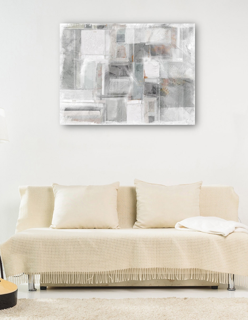 Cuadro decorativo técnica mixta Formas 6