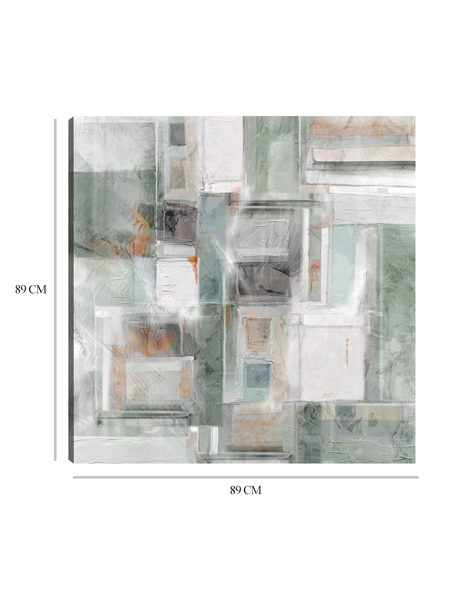 Cuadro decorativo técnica mixta Formas 9