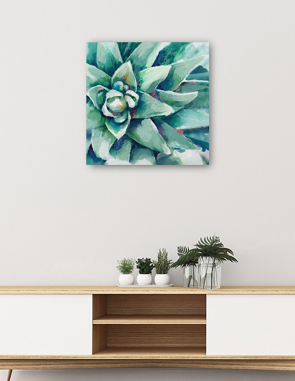 Cuadro decorativo técnica mixta Floración 6