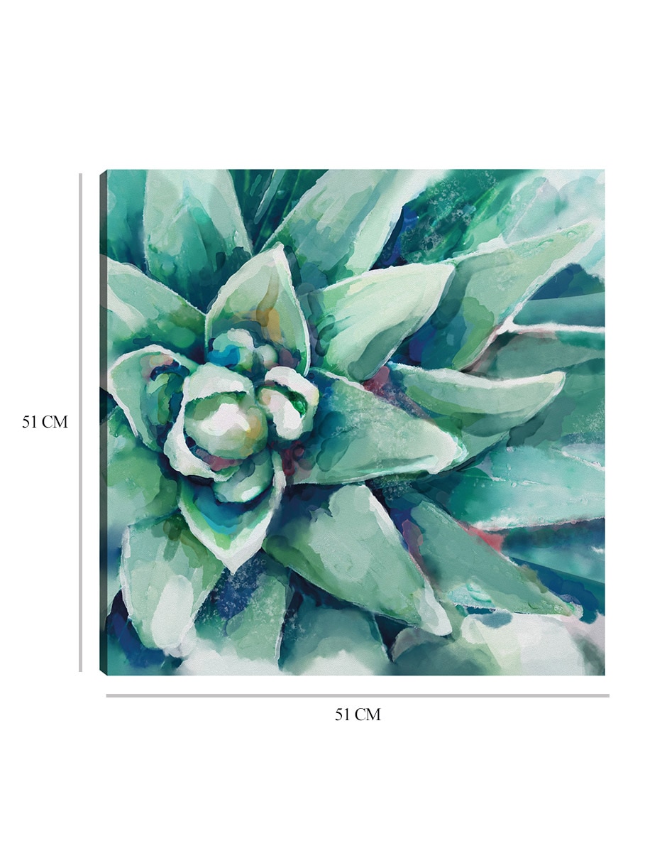 Cuadro decorativo técnica mixta Floración 2