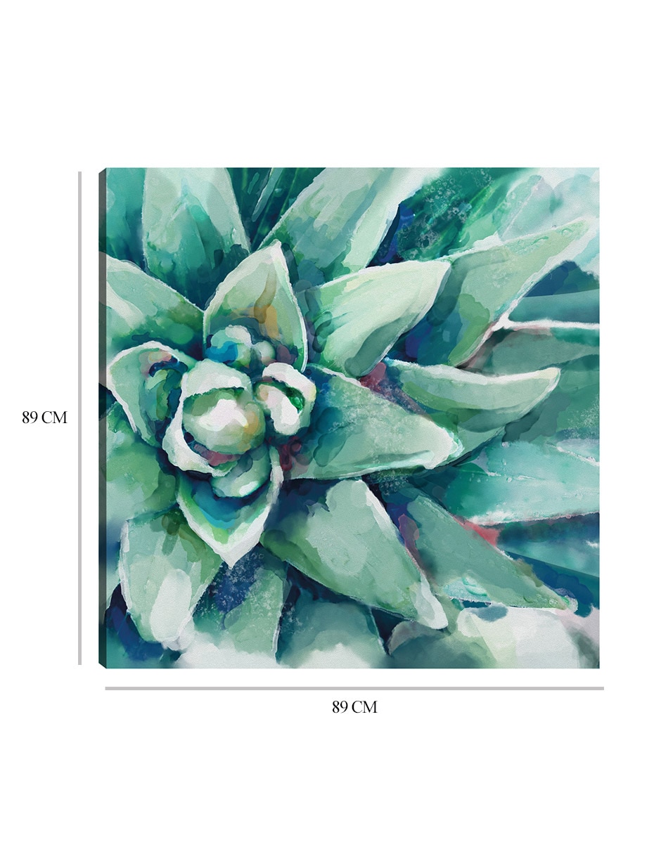 Cuadro decorativo técnica mixta Floración 2