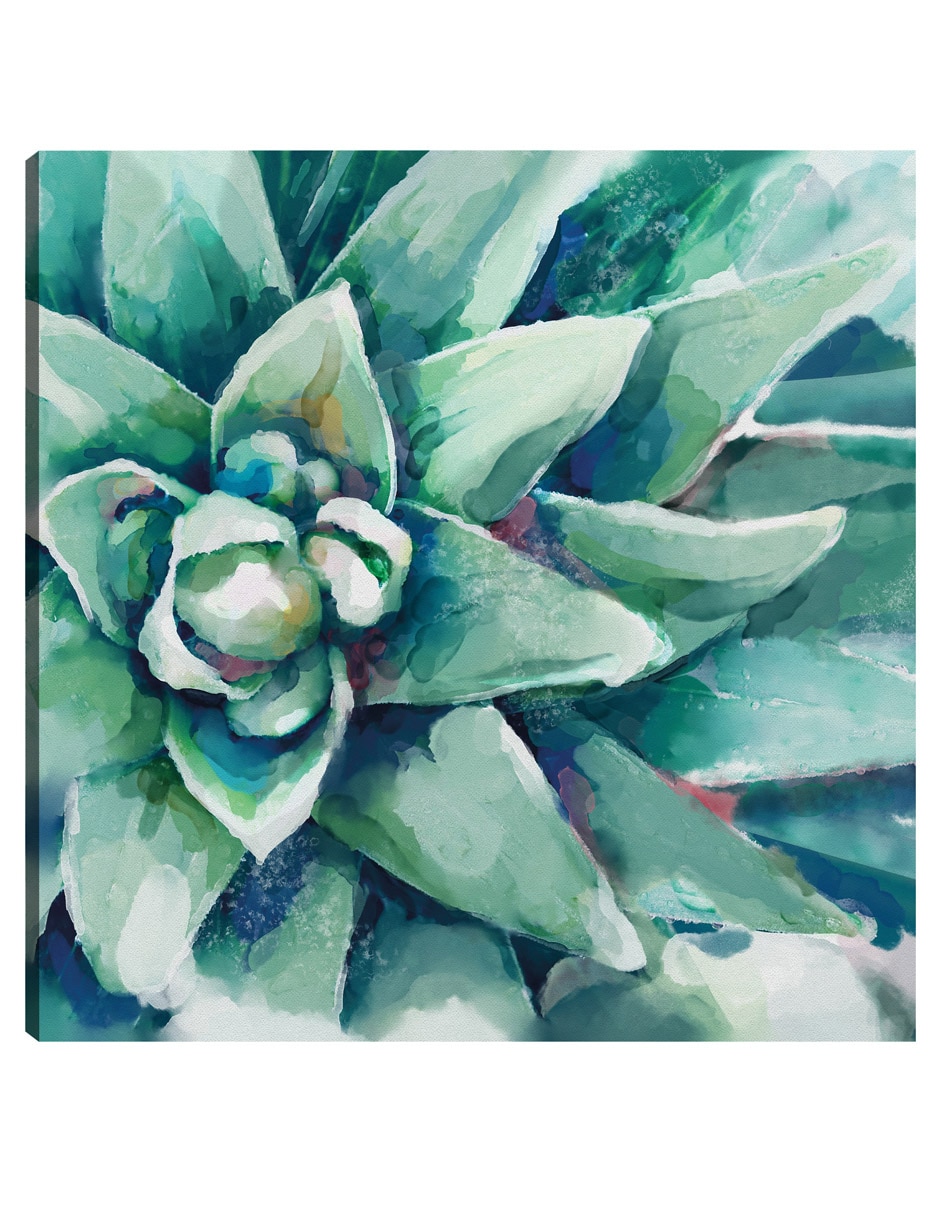 Cuadro decorativo técnica mixta Floración