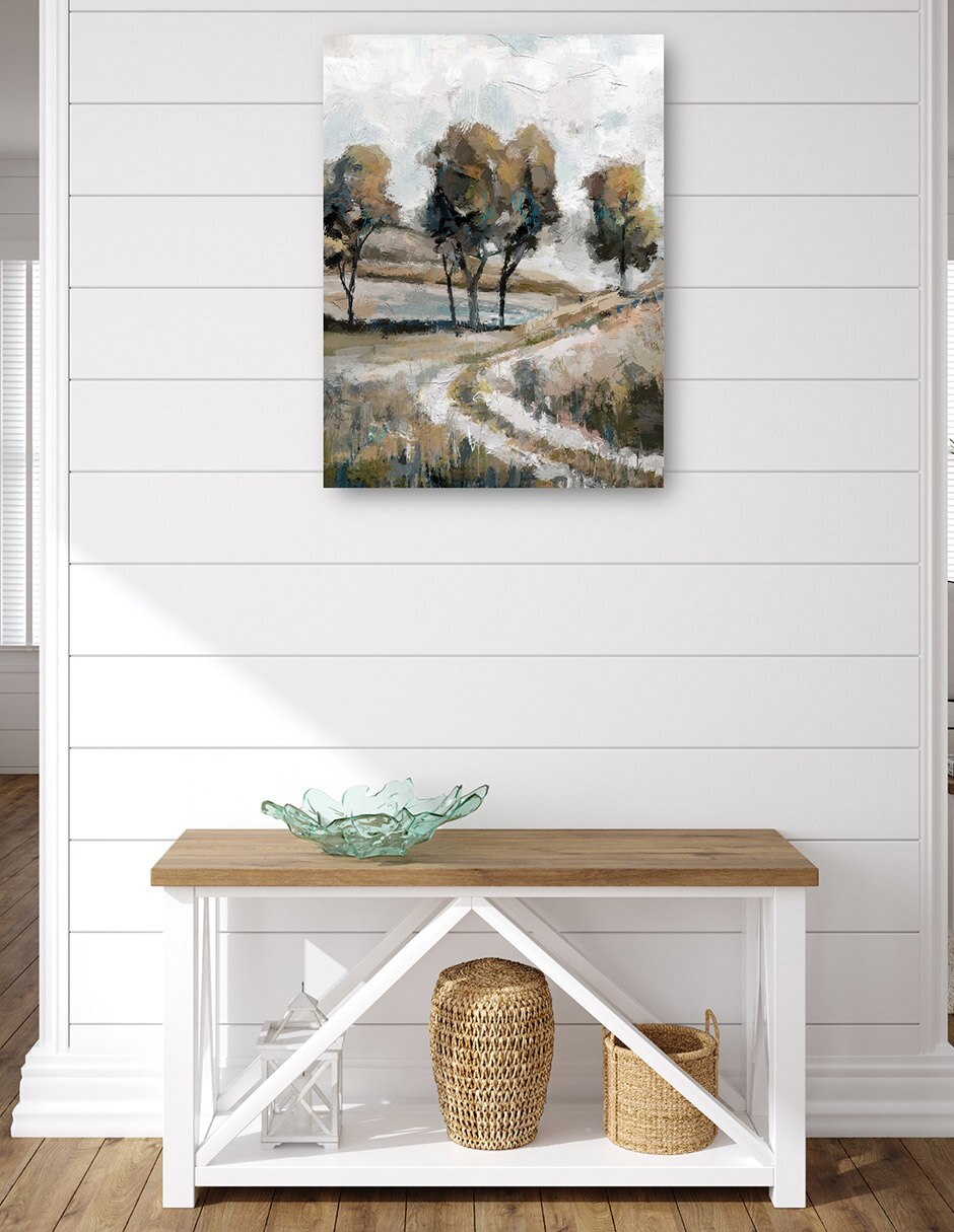 Cuadro decorativo técnica mixta Bosques 7