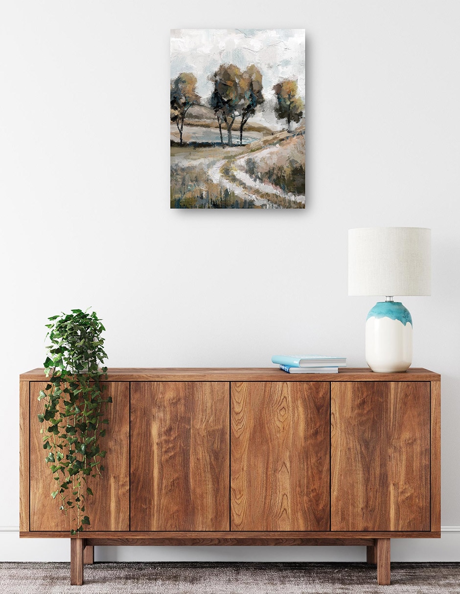 Cuadro decorativo técnica mixta Bosques 9