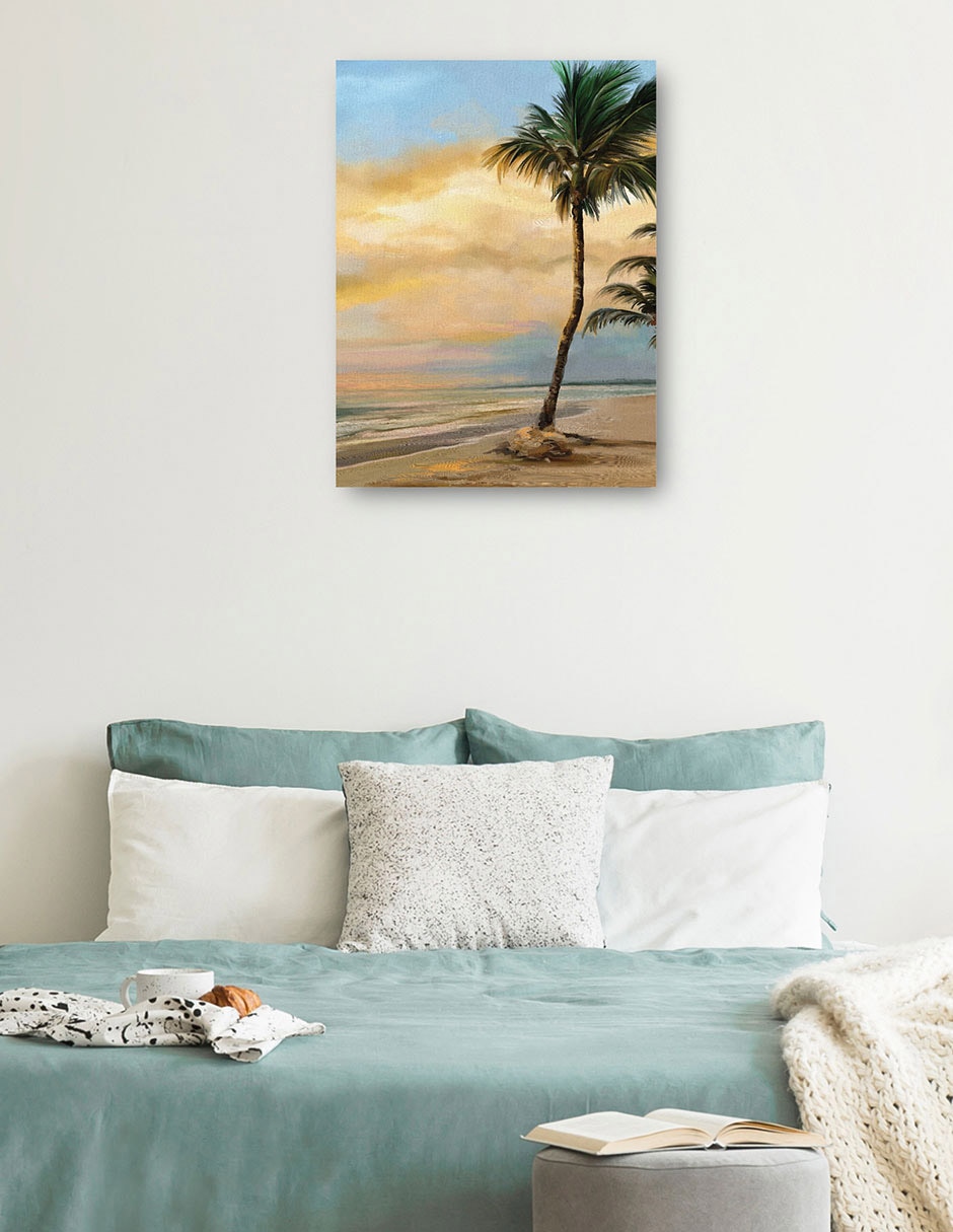Cuadro decorativo técnica mixta Playas 8