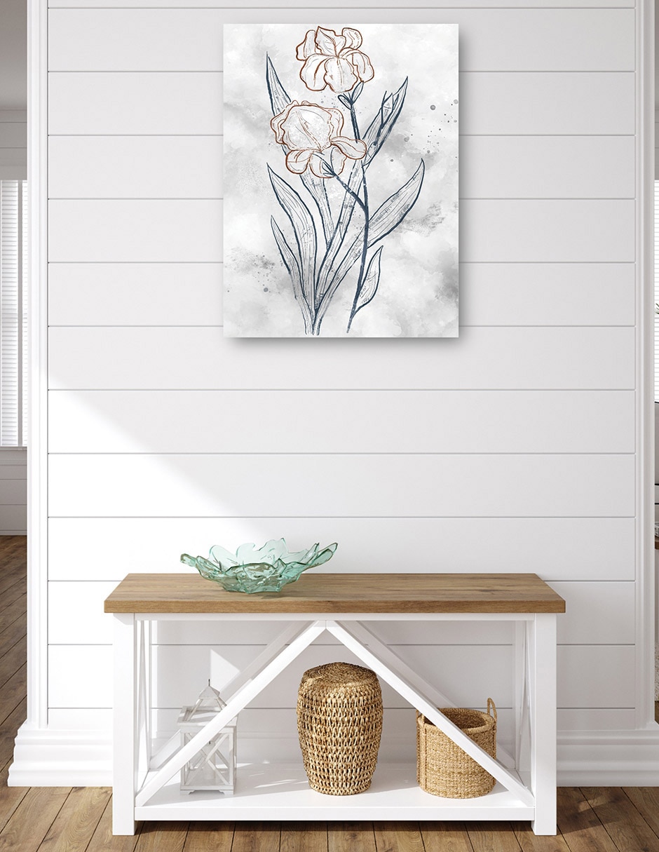 Cuadro decorativo técnica mixta Floración 7