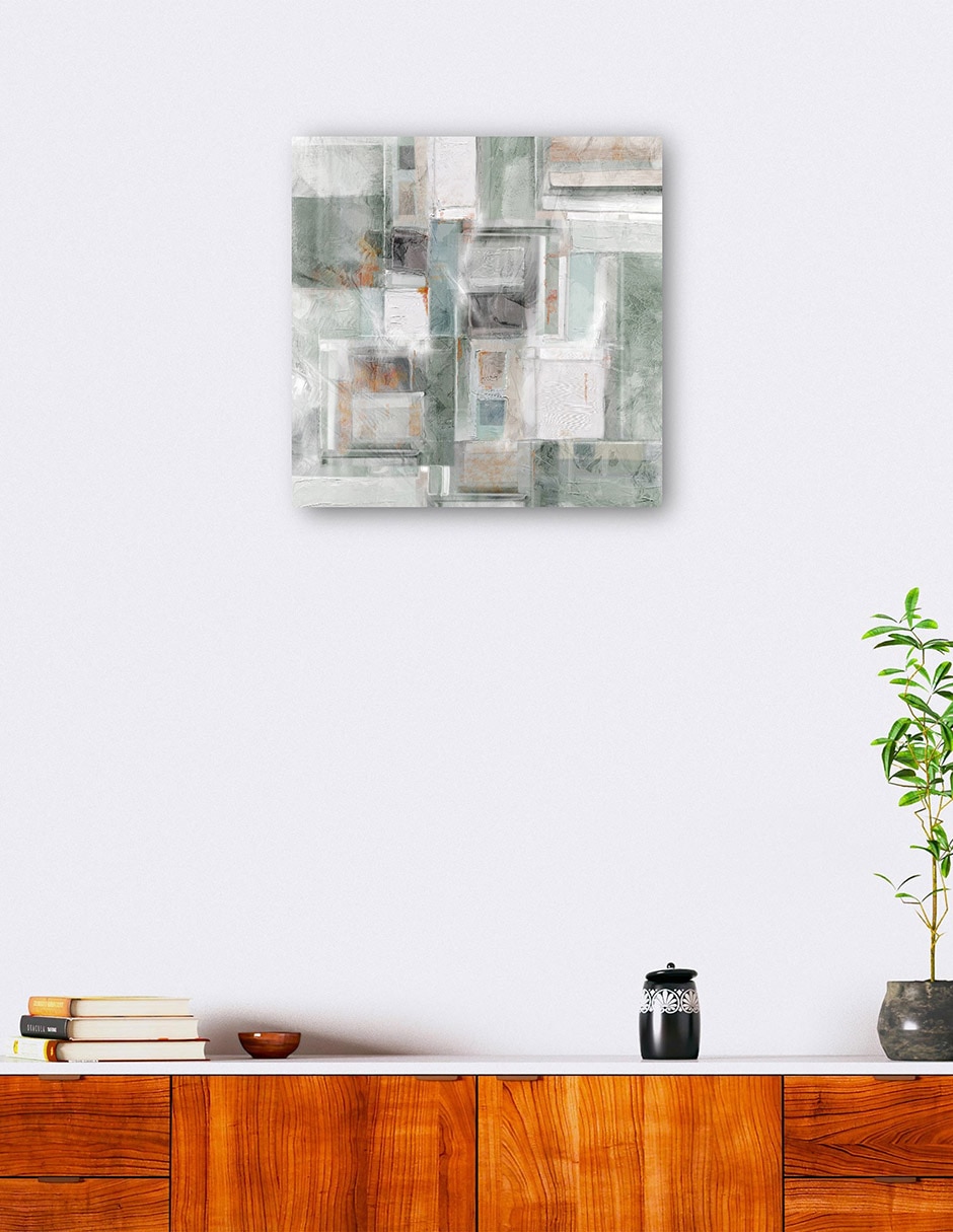 Cuadro decorativo técnica mixta Formas 4