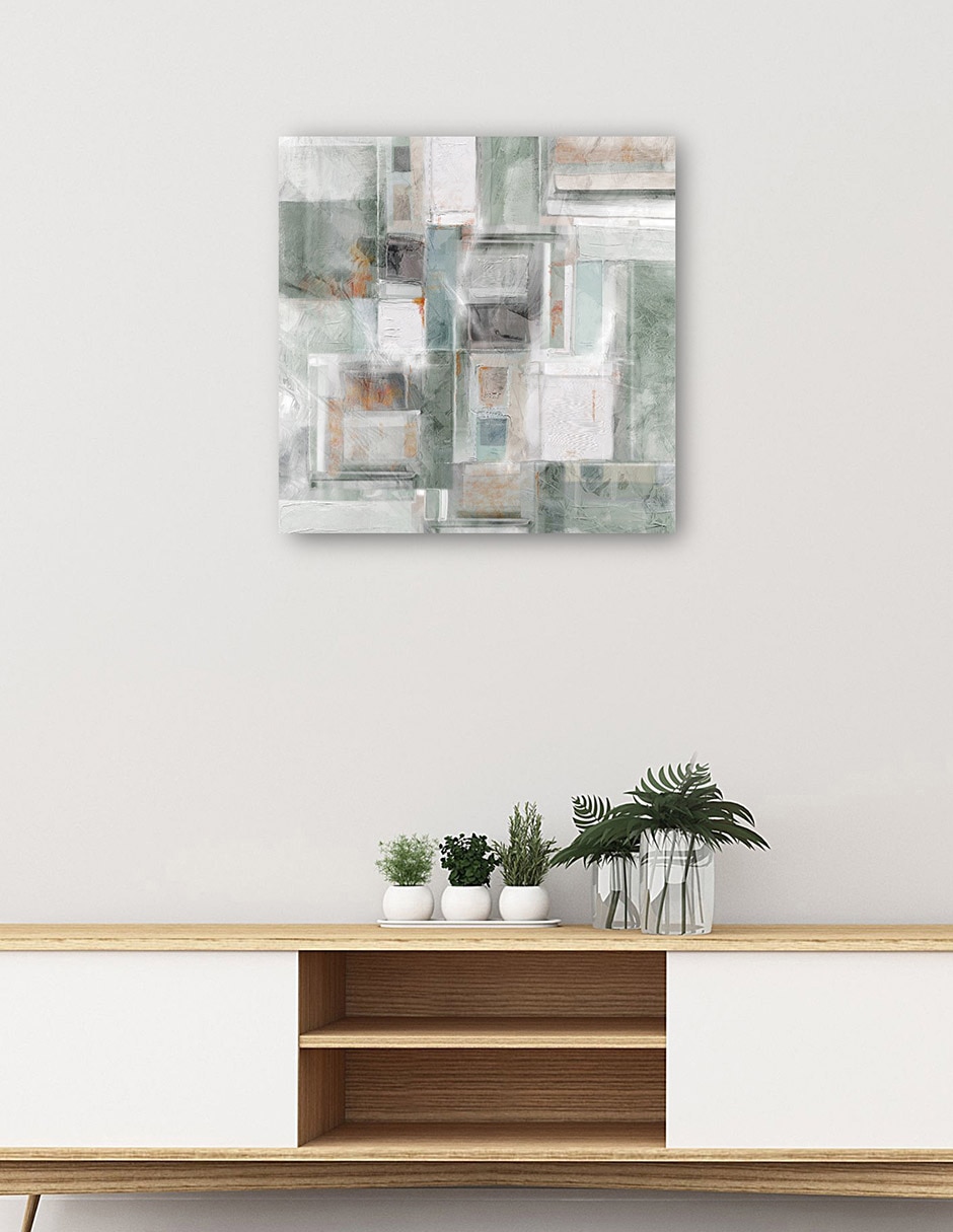 Cuadro decorativo técnica mixta Formas 5
