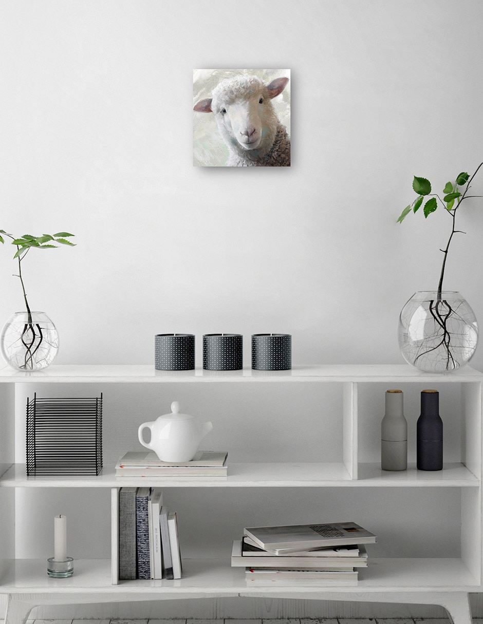 Cuadro decorativo técnica mixta Animales Domésticos 2