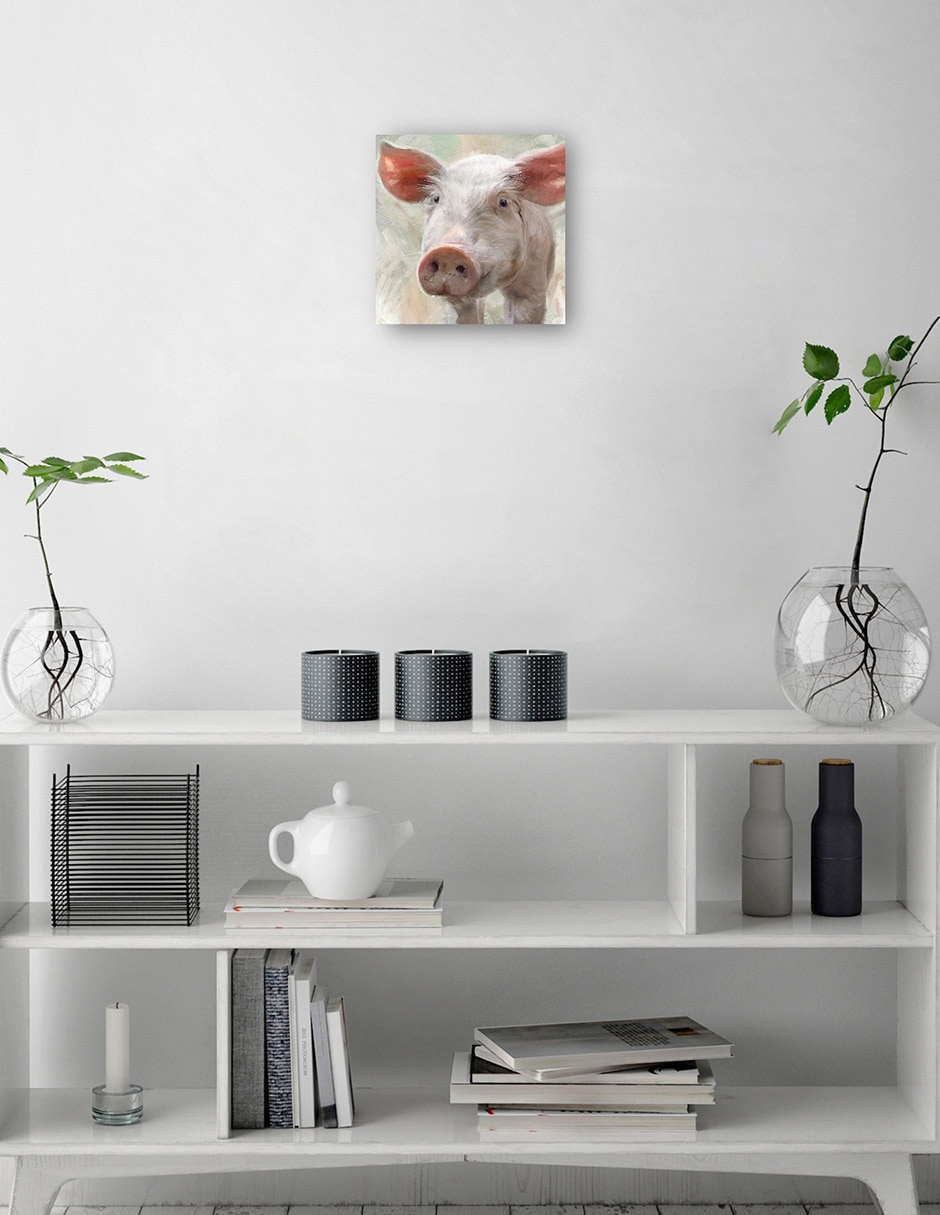 Cuadro decorativo técnica mixta Animales Domésticos 9