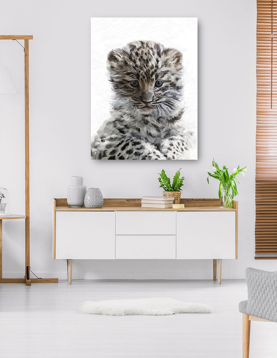 Cuadro decorativo técnica mixta Vida Silvestre 4