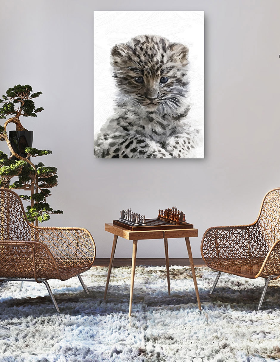 Cuadro decorativo técnica mixta Vida Silvestre 5