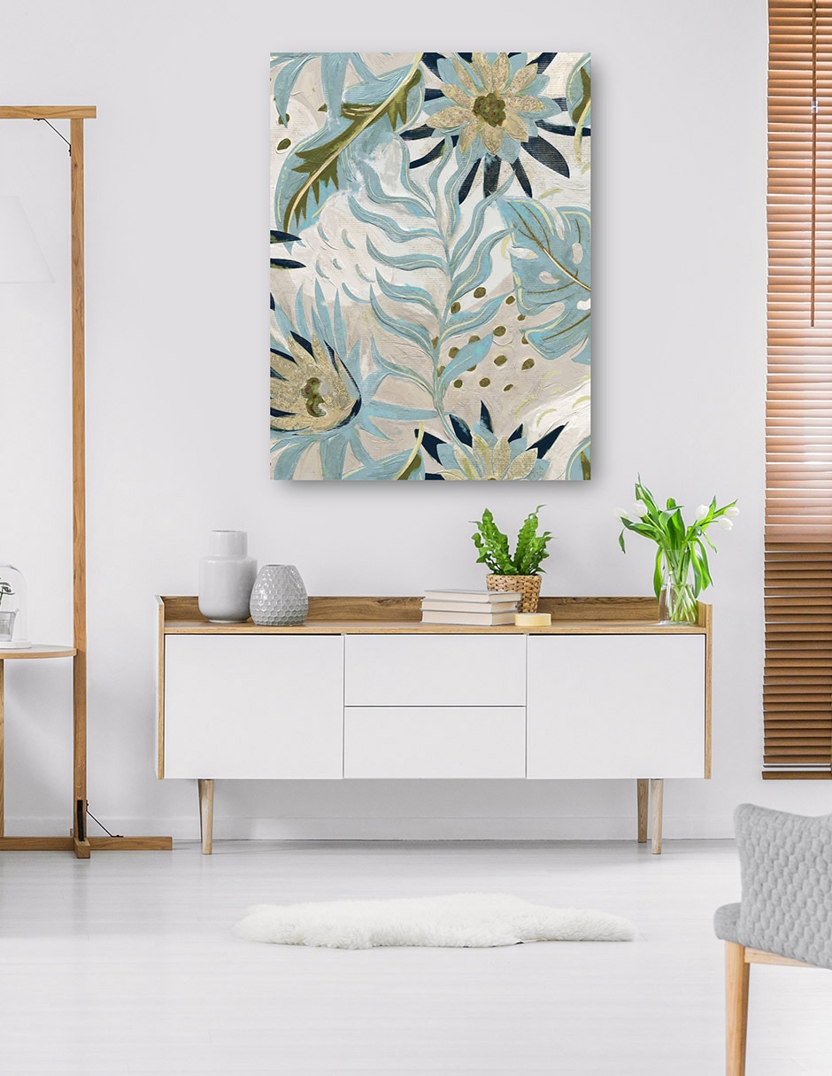 Cuadro decorativo técnica mixta Floración 5