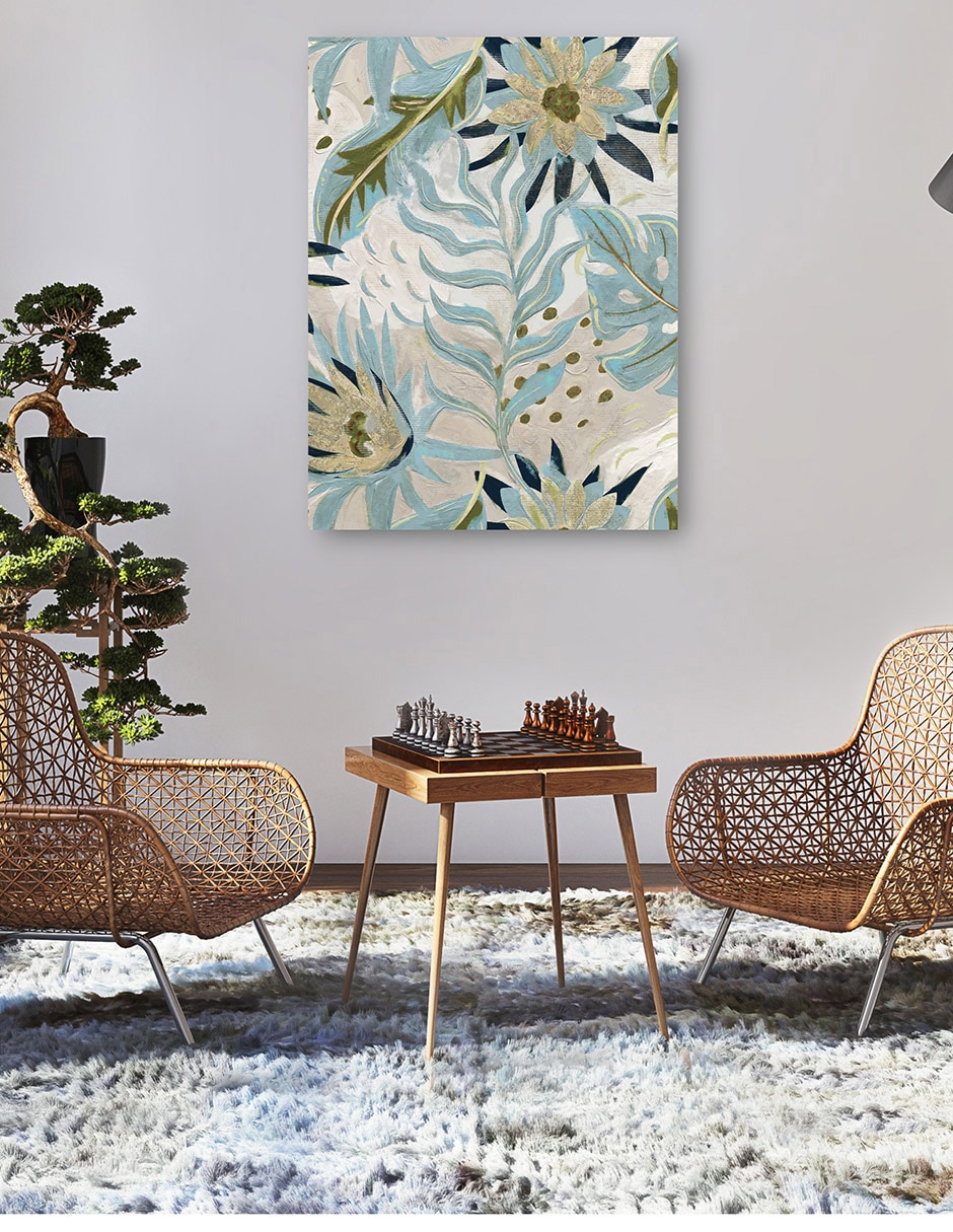 Cuadro decorativo técnica mixta Floración 6