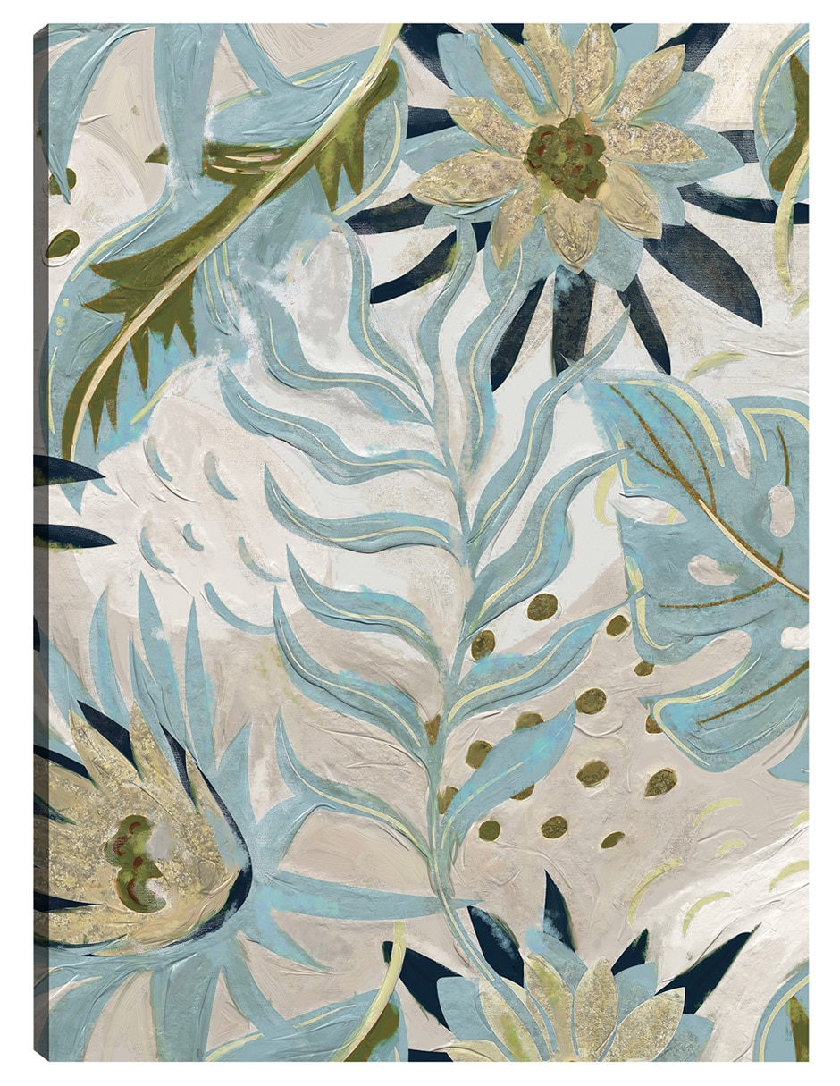 Cuadro decorativo técnica mixta Floración