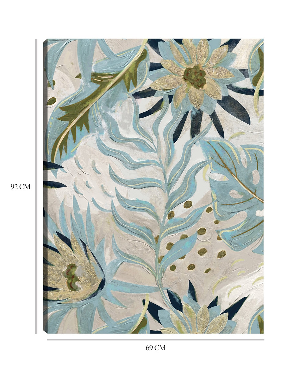 Cuadro decorativo técnica mixta Floración 2