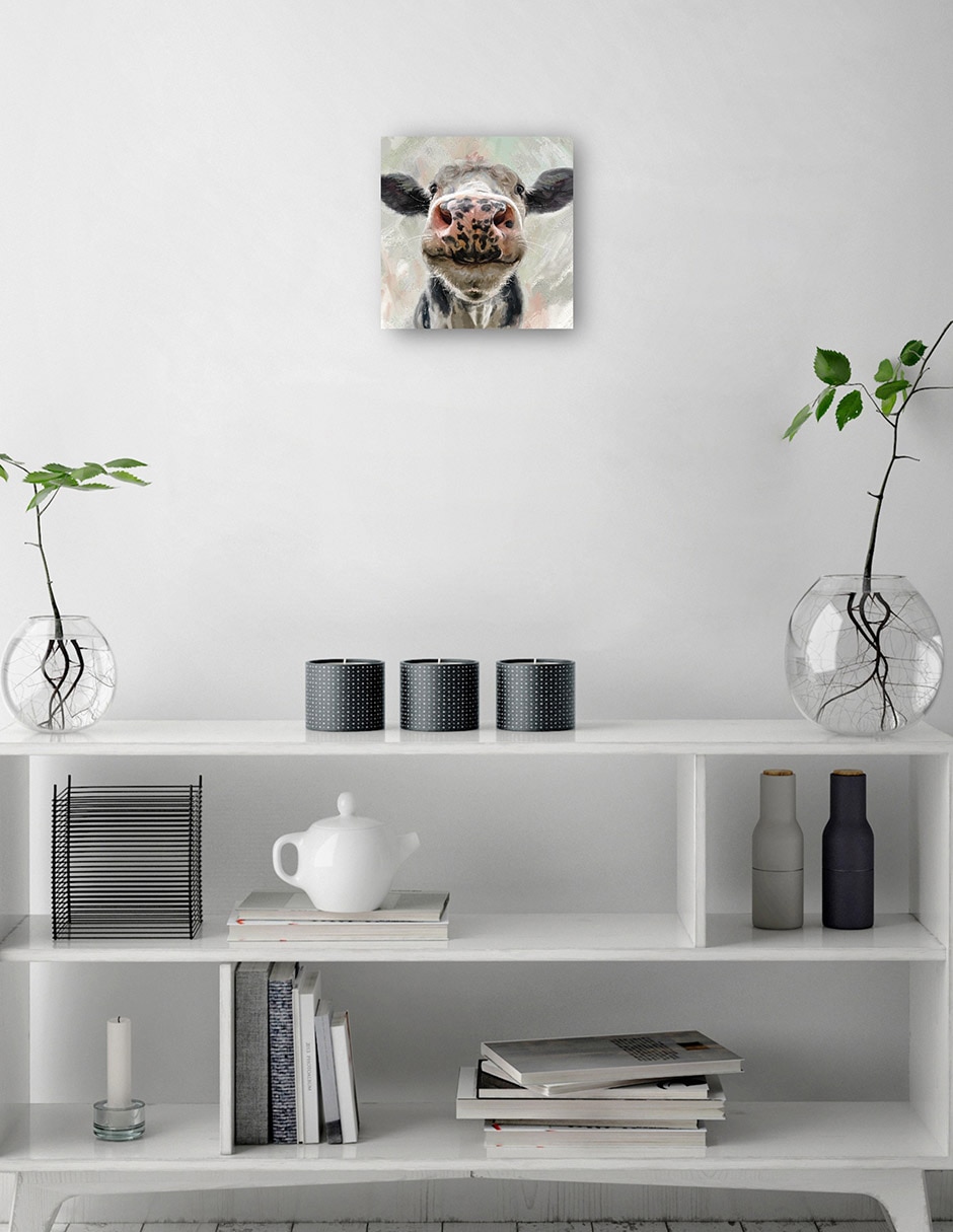 Cuadro decorativo técnica mixta Animales Domésticos 2