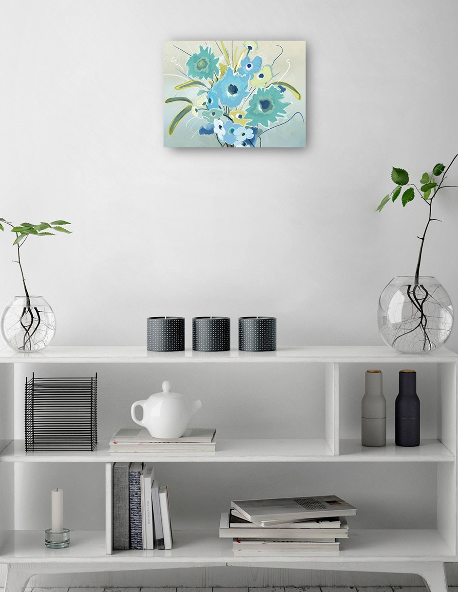 Cuadro decorativo técnica mixta Ramos 2