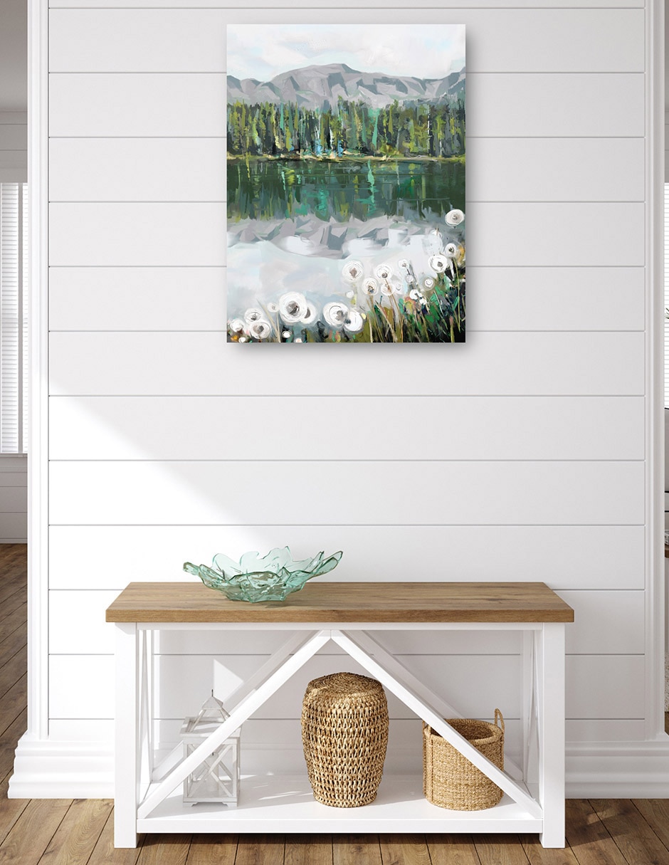 Cuadro decorativo técnica mixta Lagos 4