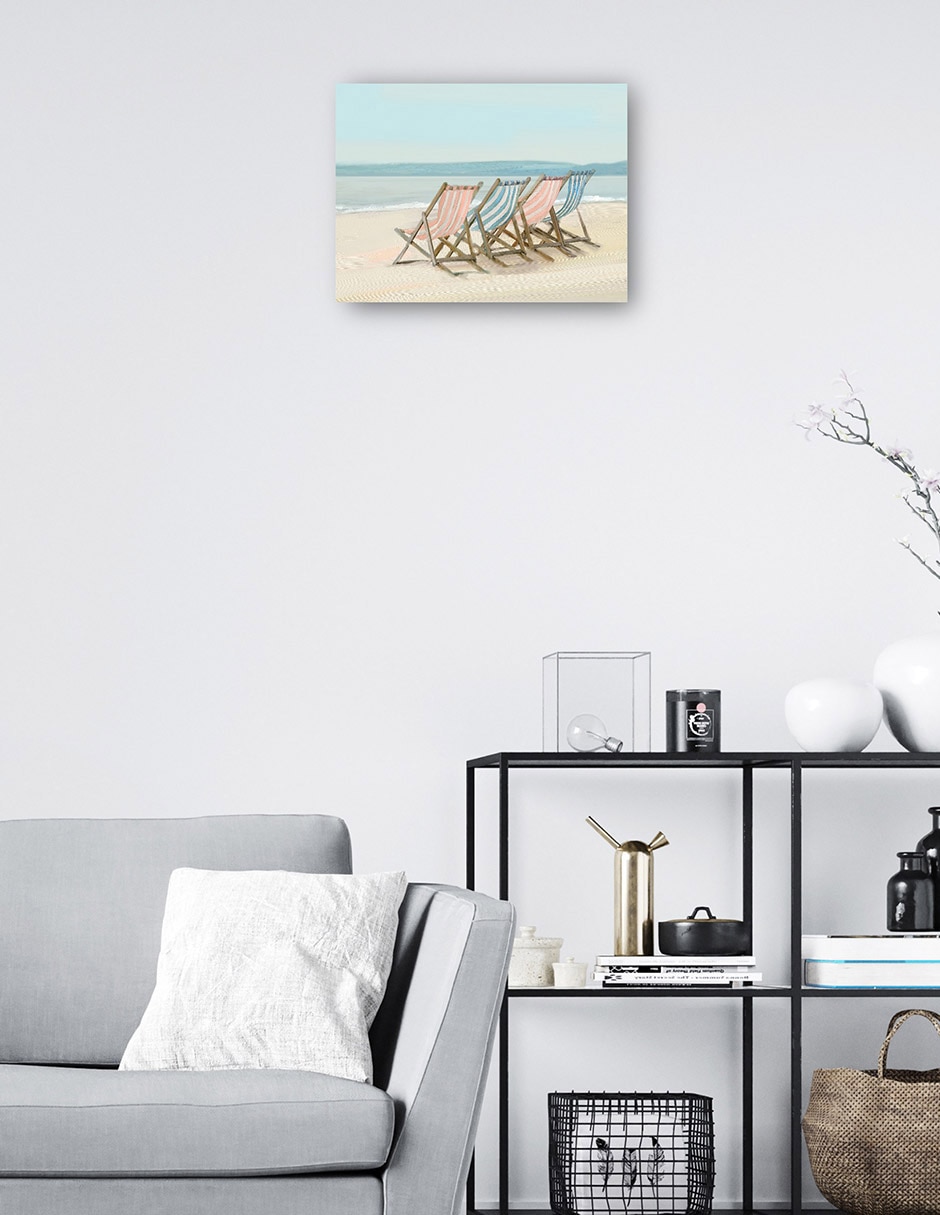 Cuadro decorativo técnica mixta Playas 2