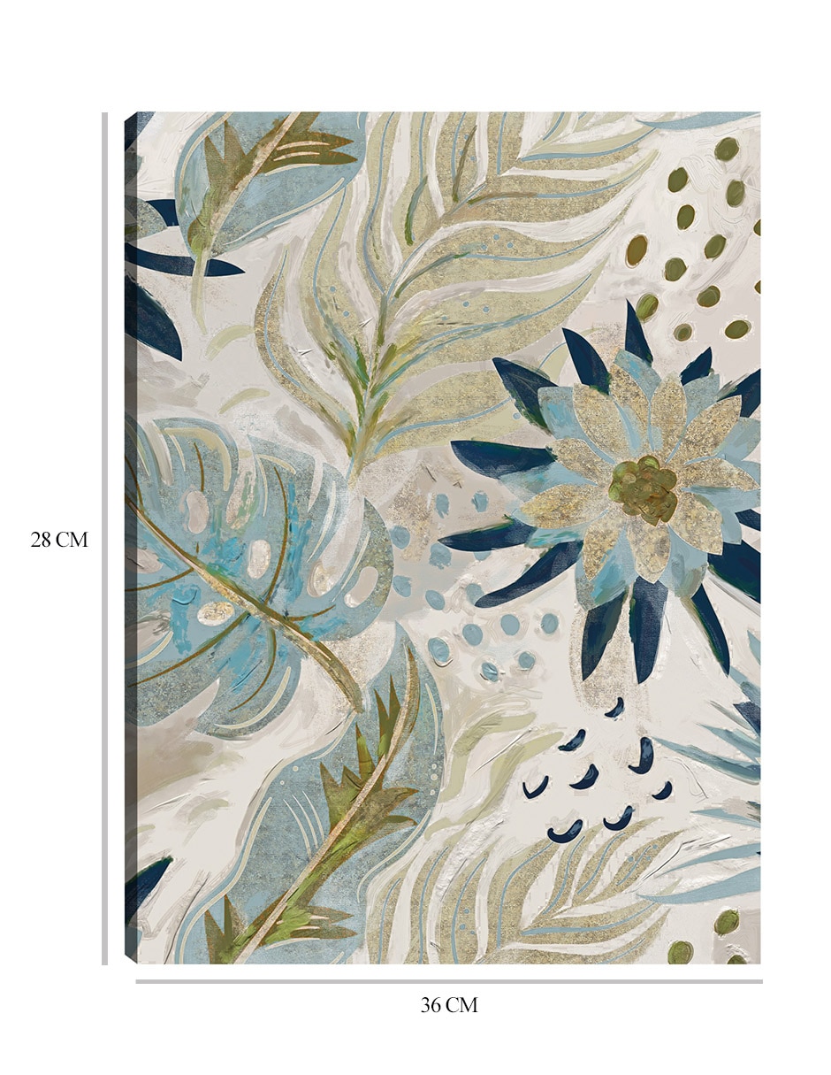 Cuadro decorativo técnica mixta Floración 3