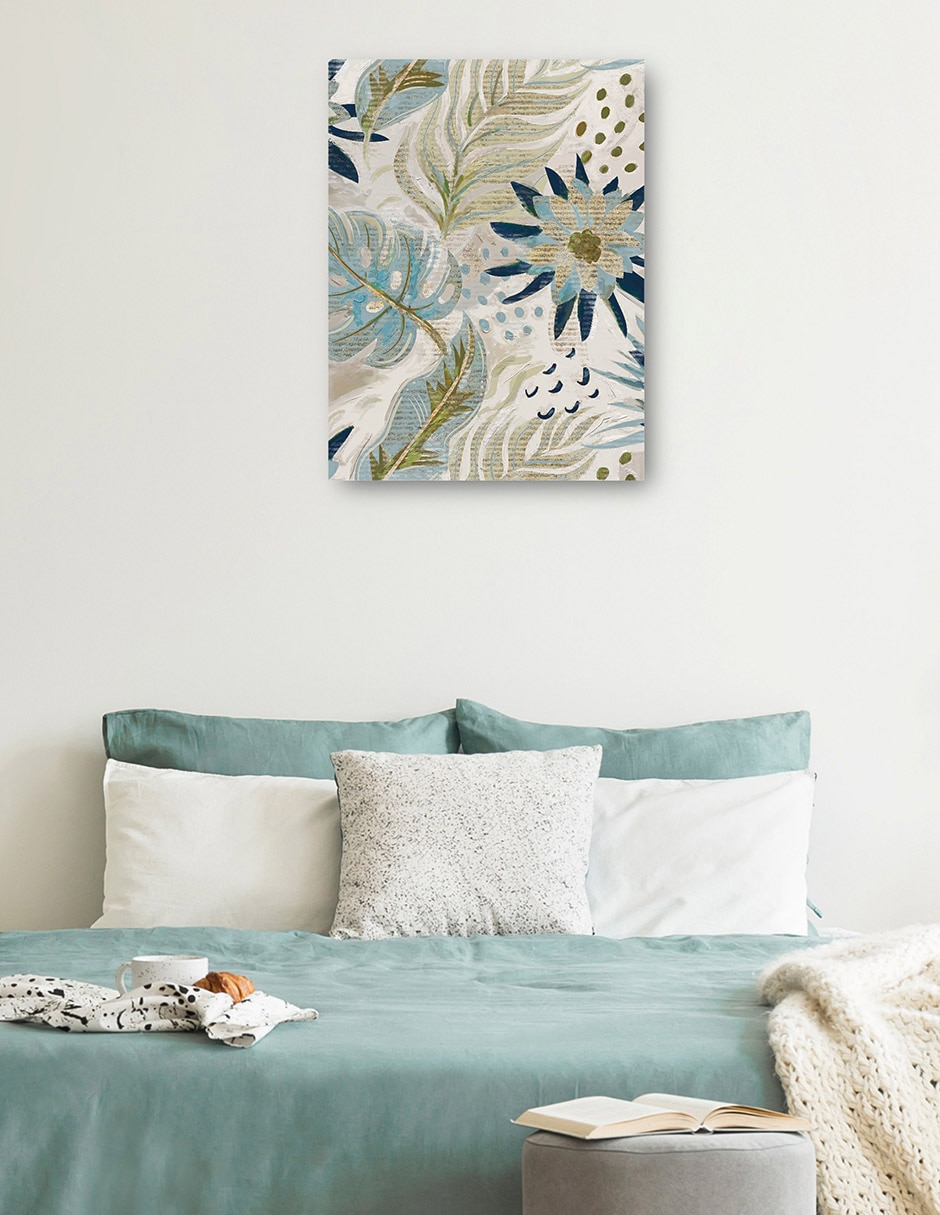 Cuadro decorativo técnica mixta Floración 3
