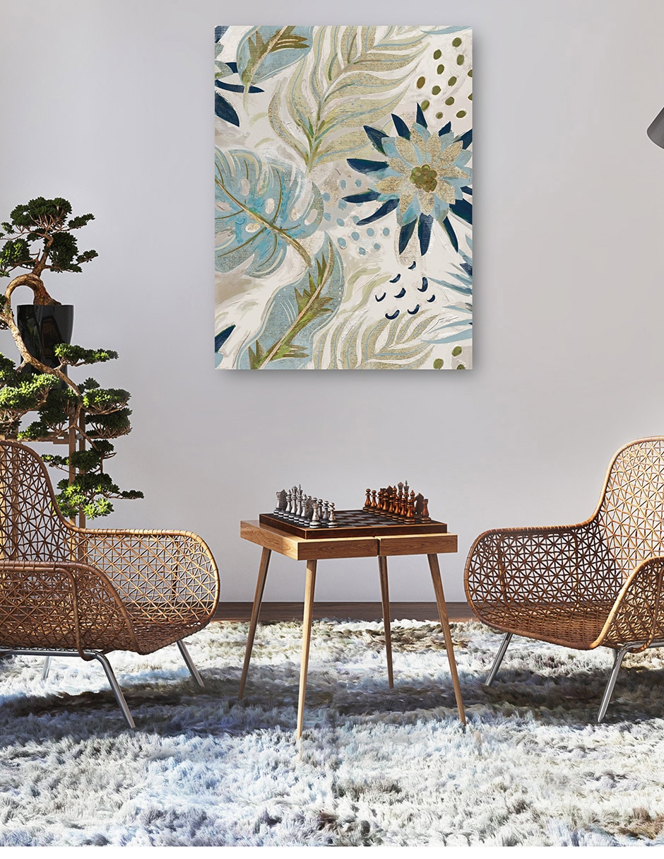 Cuadro decorativo técnica mixta Floración 5