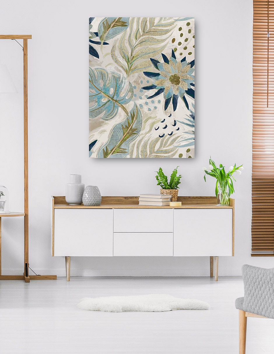 Cuadro decorativo técnica mixta Floración 6