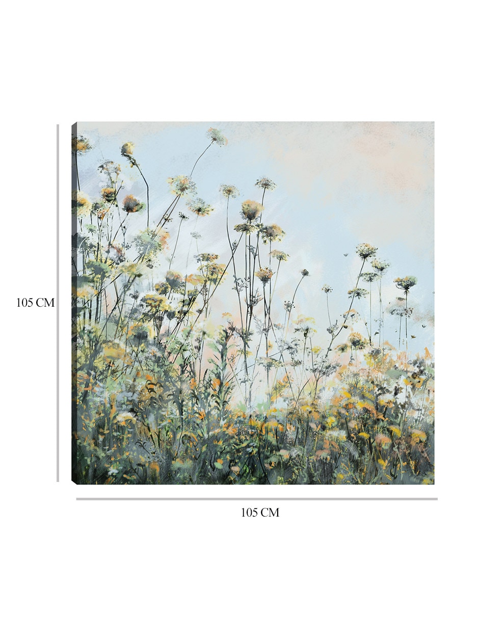 Cuadro decorativo técnica mixta Primavera 3