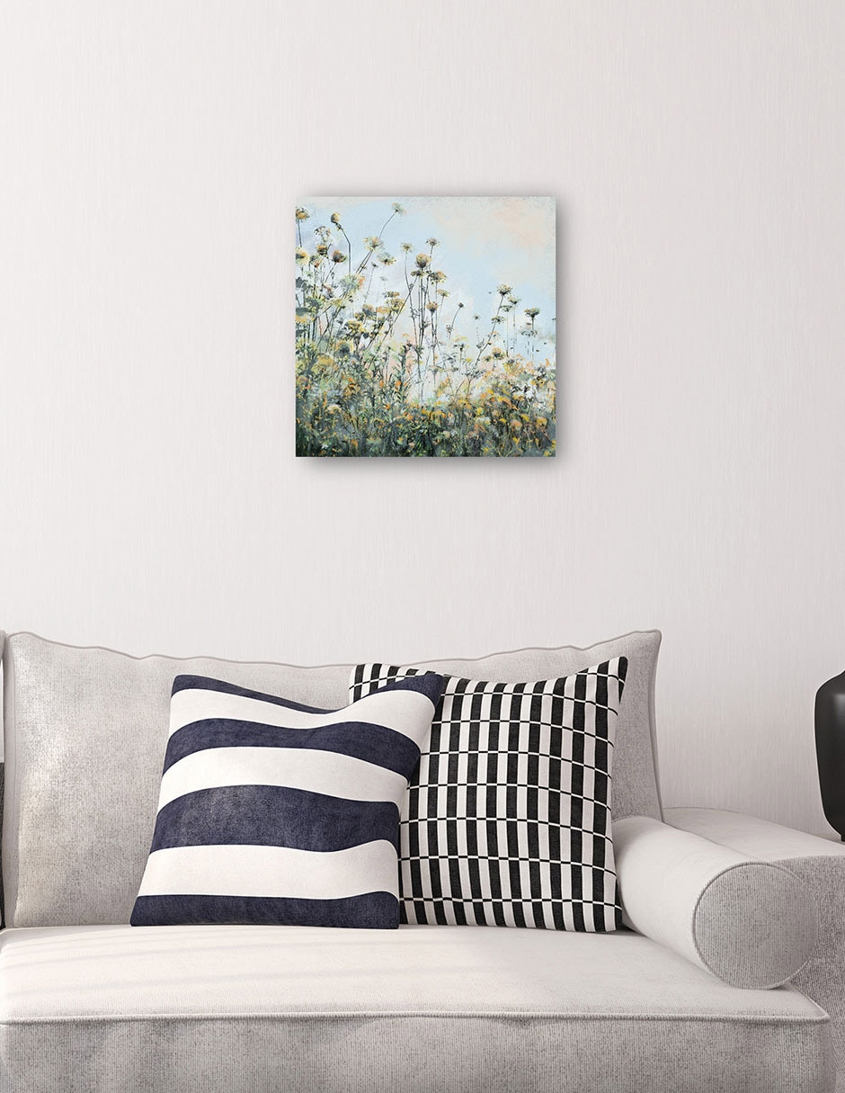 Cuadro decorativo técnica mixta Primavera 4