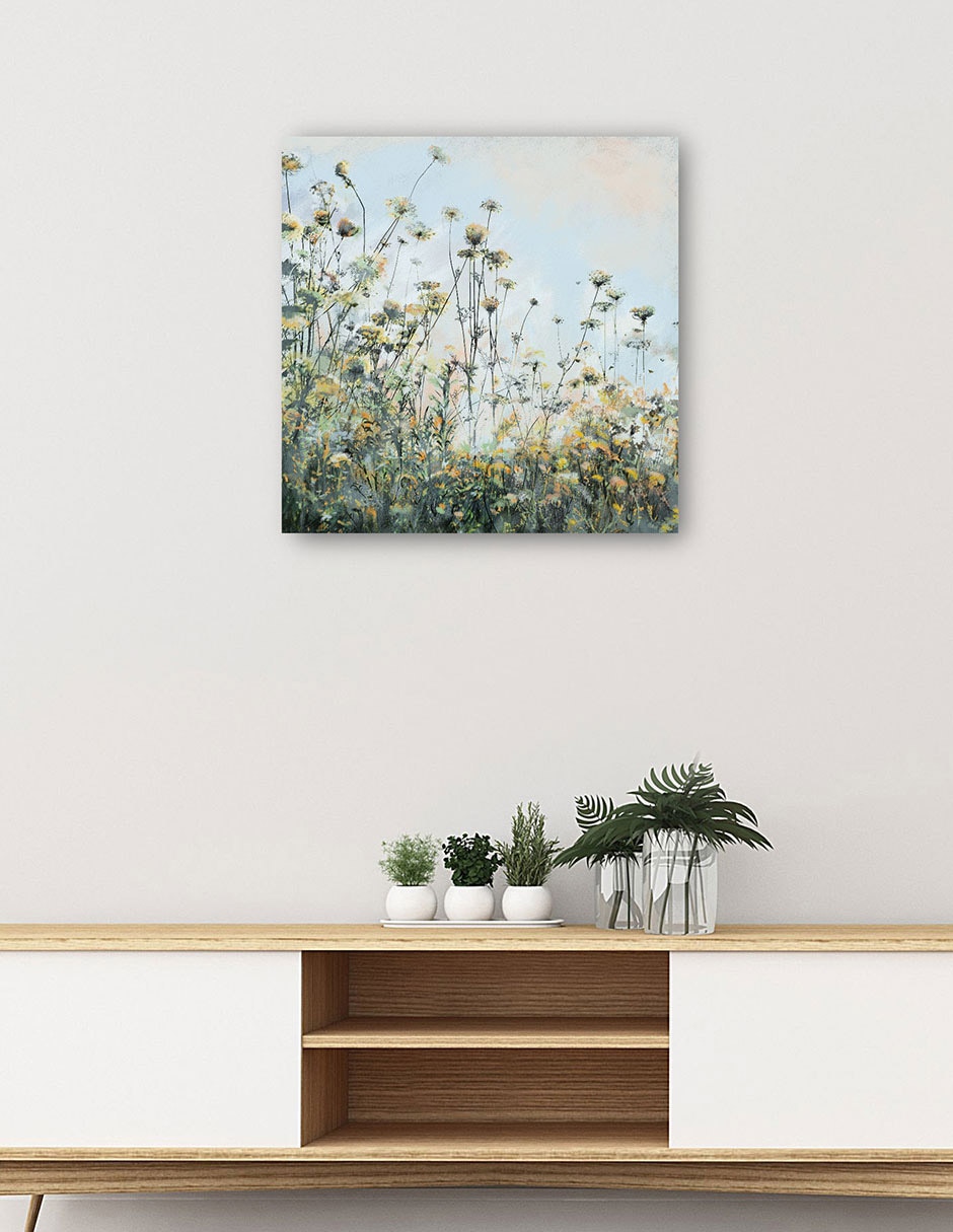 Cuadro decorativo técnica mixta Primavera 5