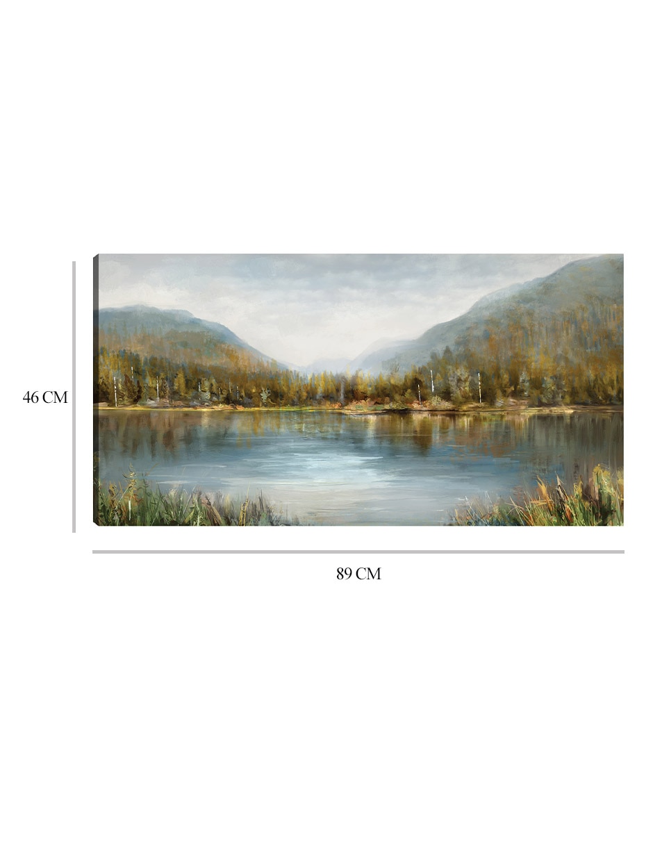 Cuadro decorativo técnica mixta Lagos 9