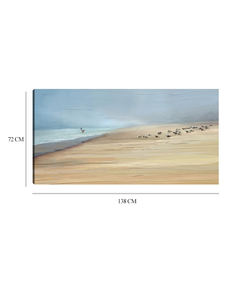 Cuadro decorativo técnica mixta Playas 2