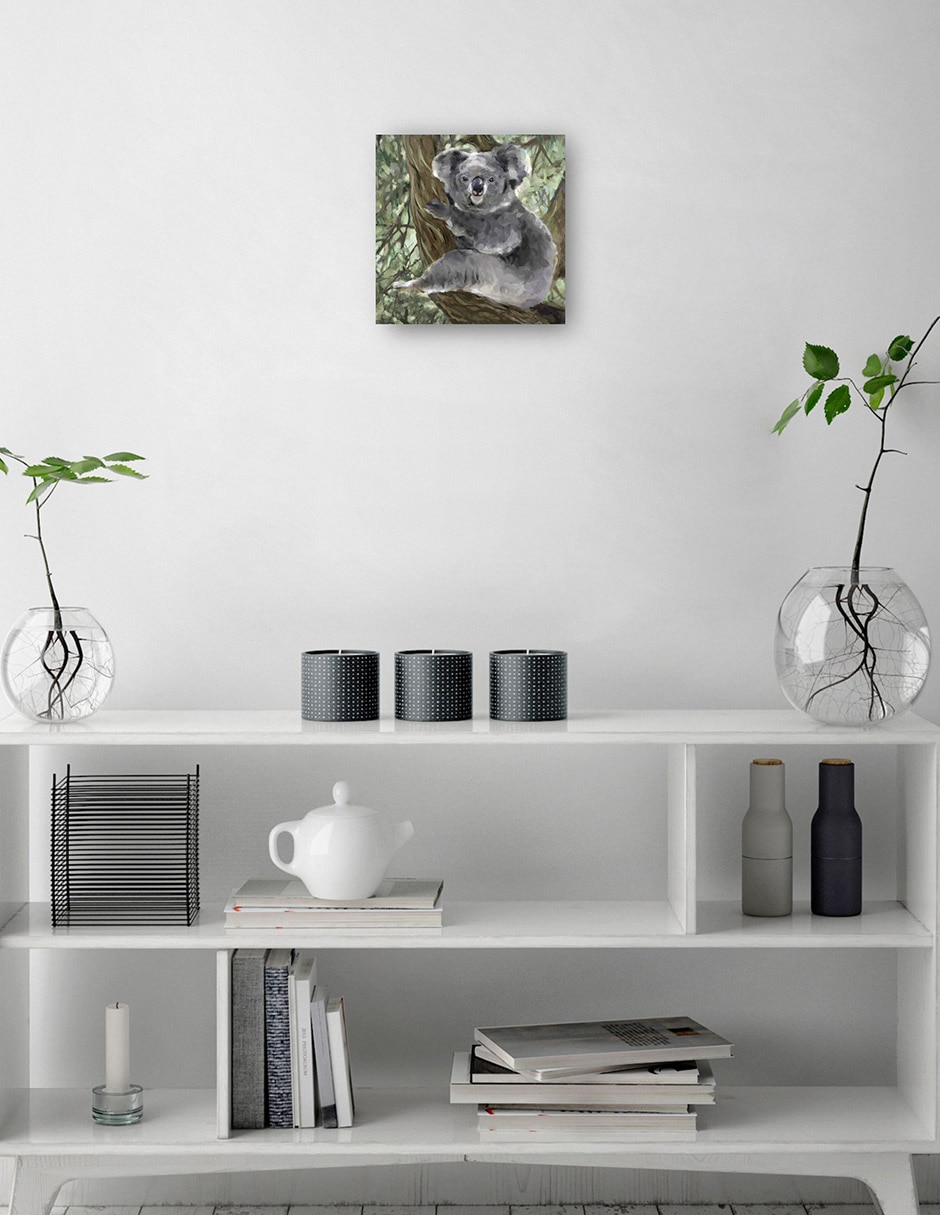 Cuadro decorativo técnica mixta Vida Silvestre 3
