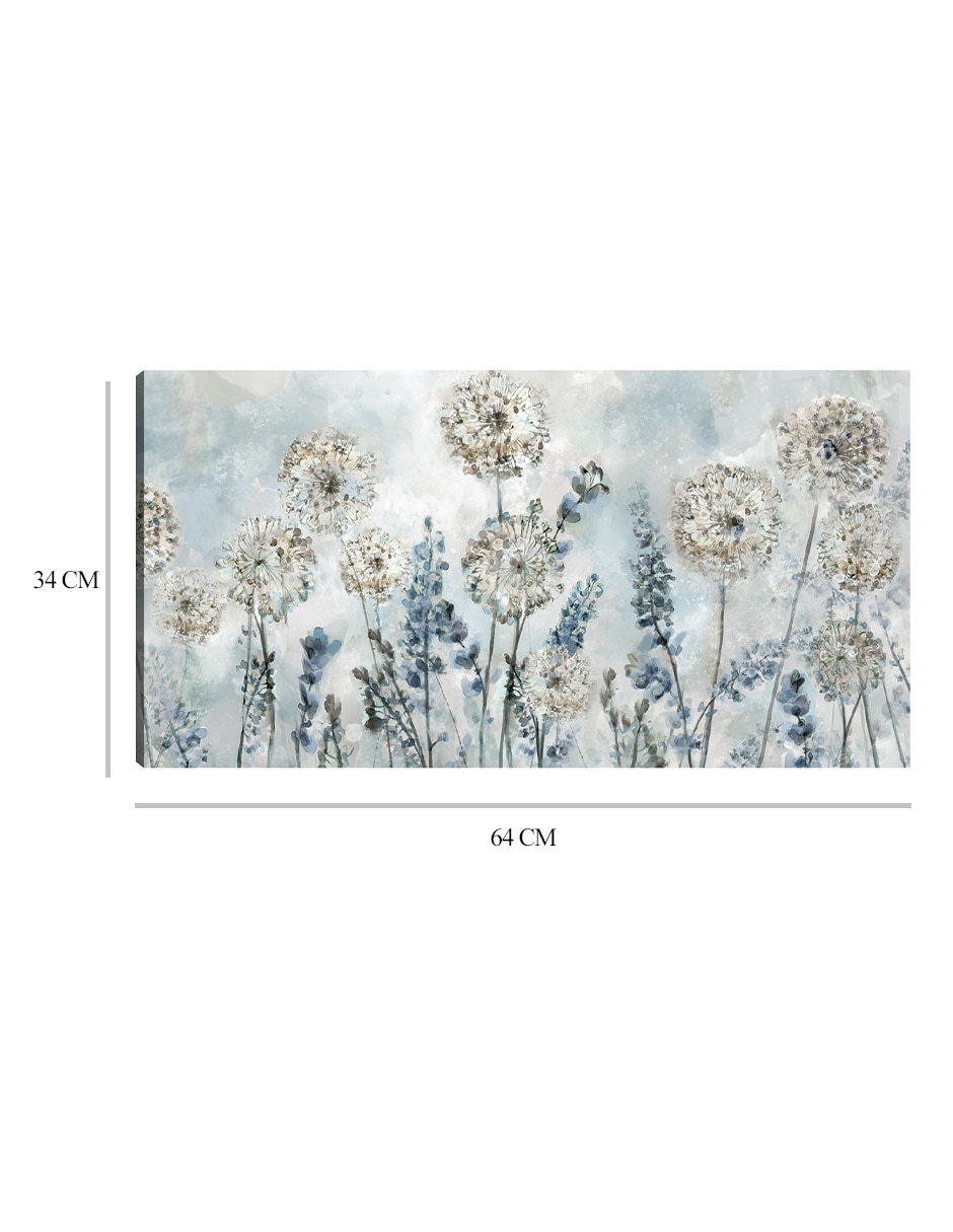 Cuadro decorativo técnica mixta Floración 3