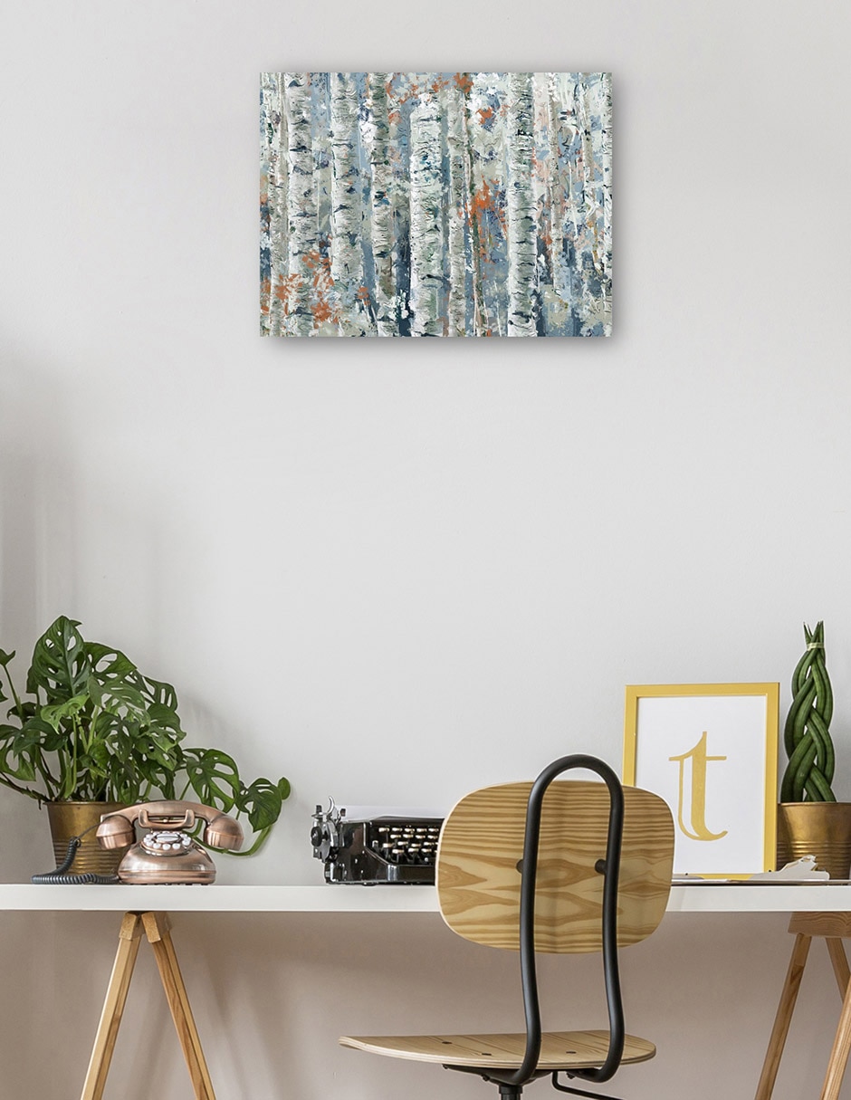 Cuadro decorativo técnica mixta Bosques 3