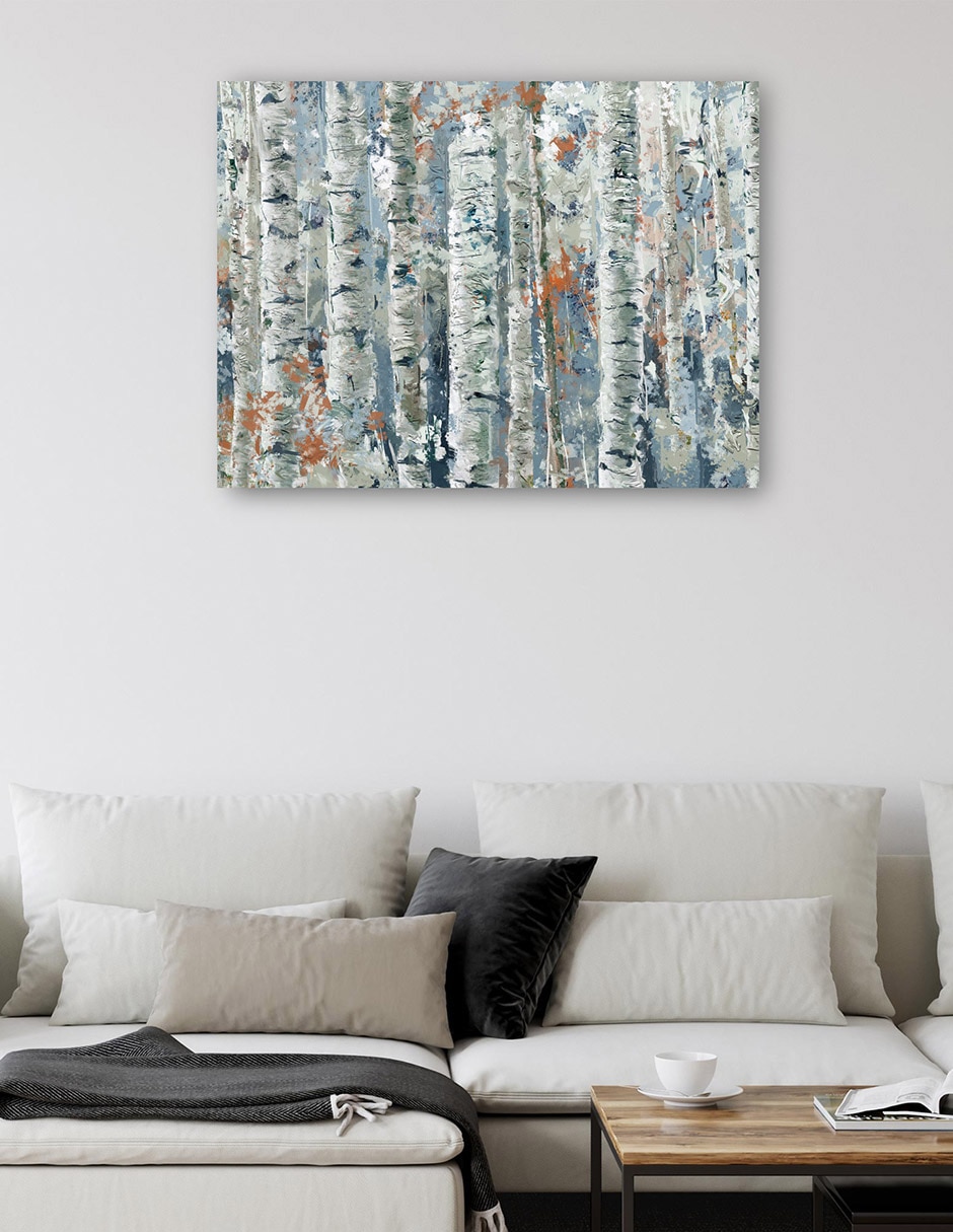 Cuadro decorativo técnica mixta Bosques 5