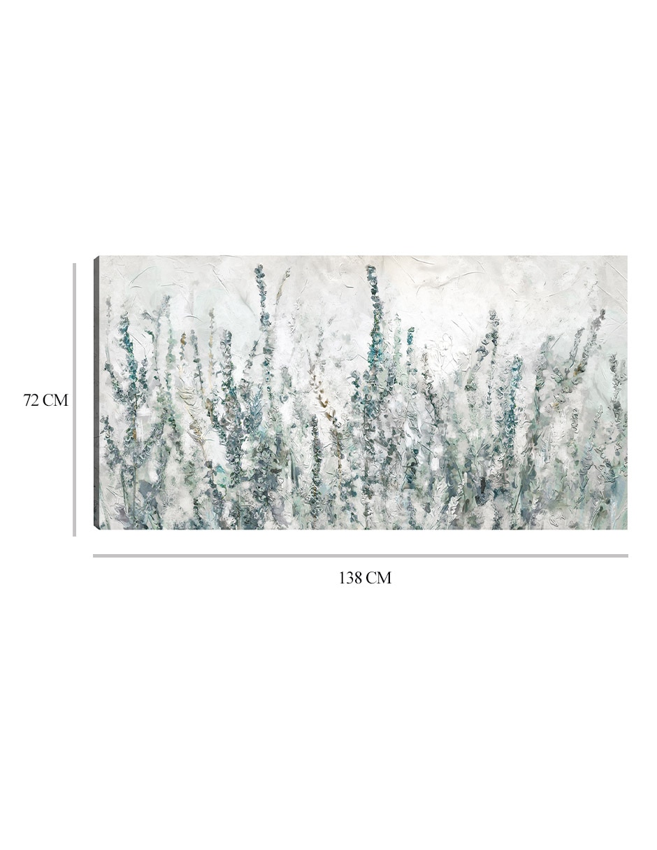 Cuadro decorativo técnica mixta Floración 2