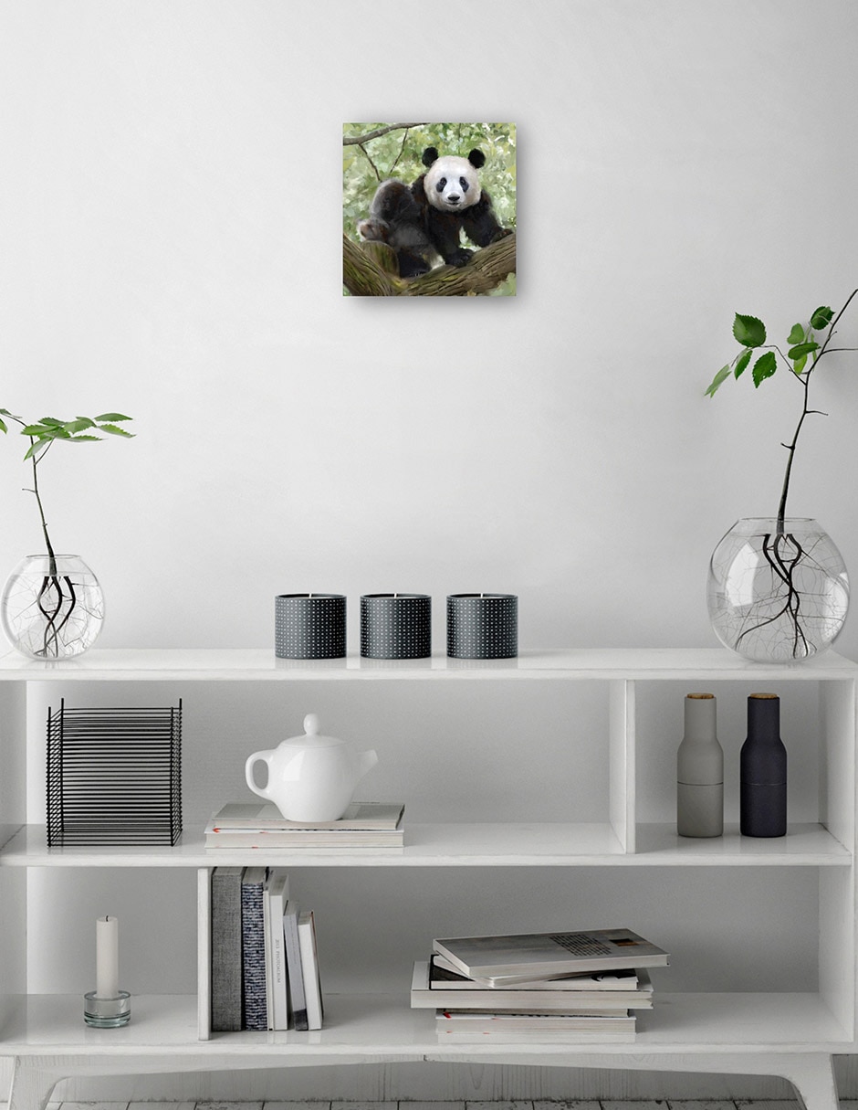 Cuadro decorativo técnica mixta Vida Silvestre 3