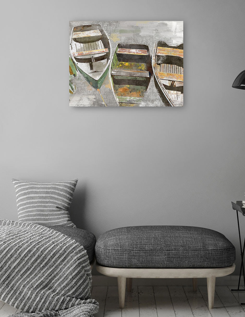 Cuadro decorativo técnica mixta Navegación 5
