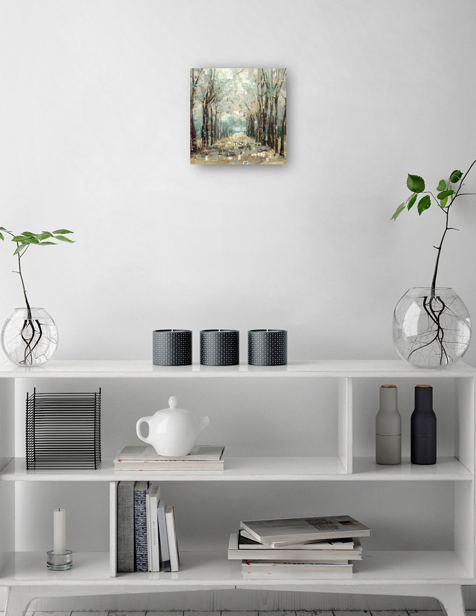 Cuadro decorativo técnica mixta Caminos 2