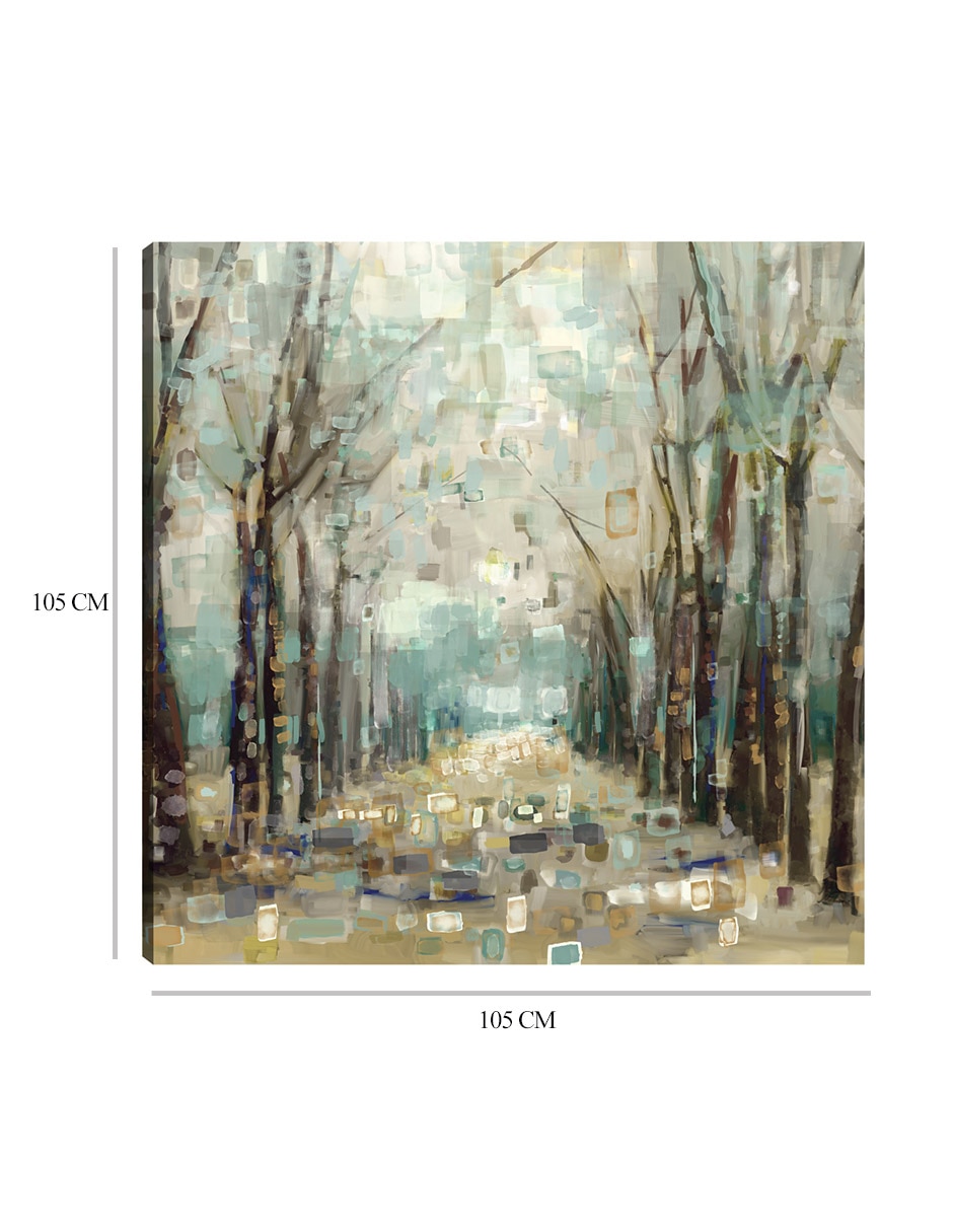 Cuadro decorativo técnica mixta Caminos 9